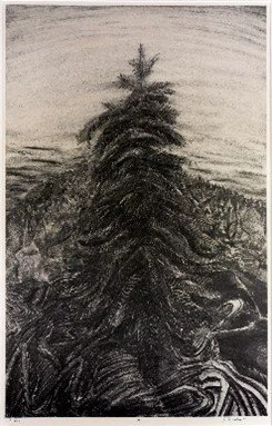 Jack Shadbolt. 
Hornby Suite #15, 1968-69 
Lithograph print 50/150 
22” x 14.5”  
$1,200