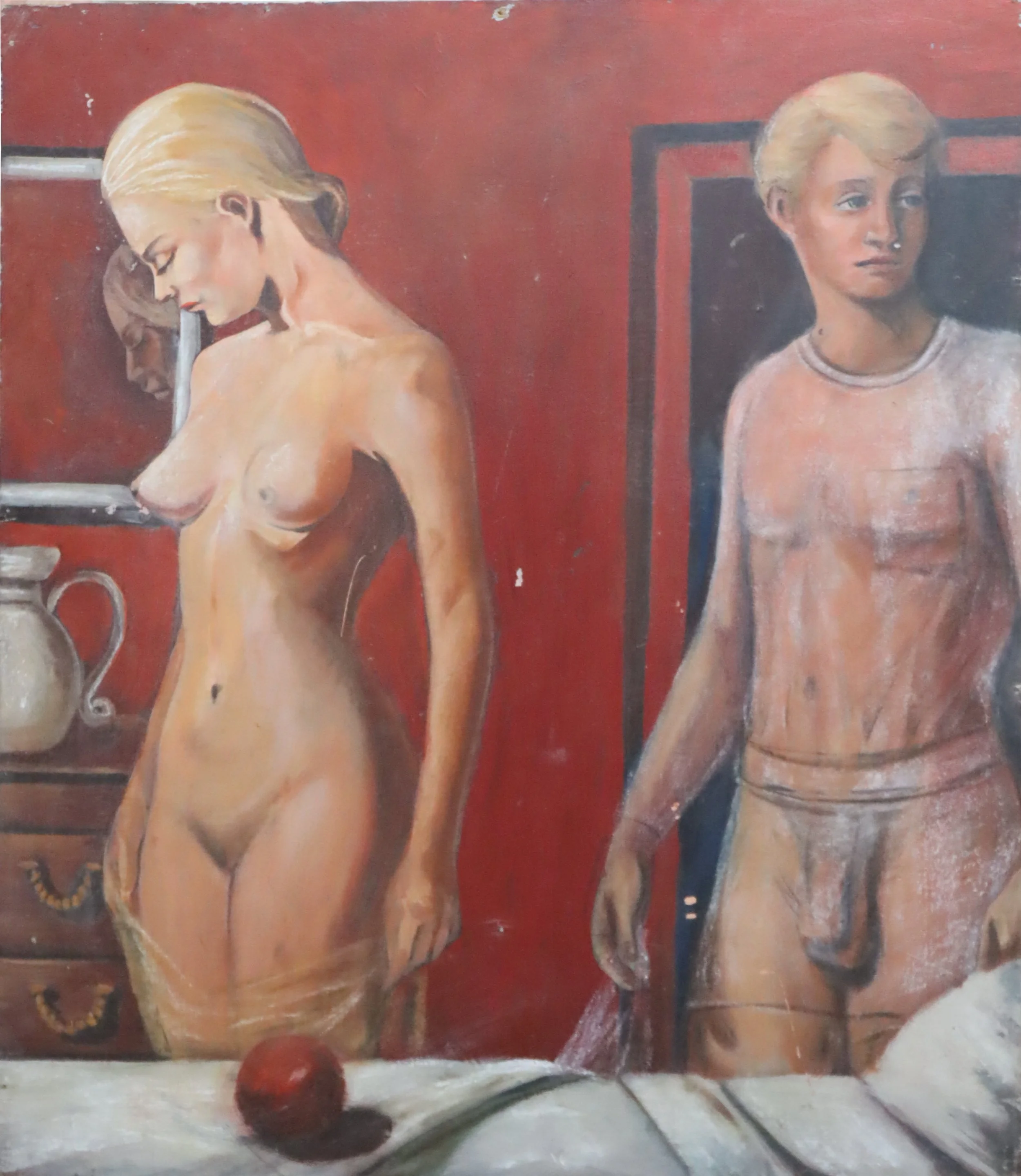 Rae Johnson.
Untitled, n.d.
oil on board
22" x 25.5"