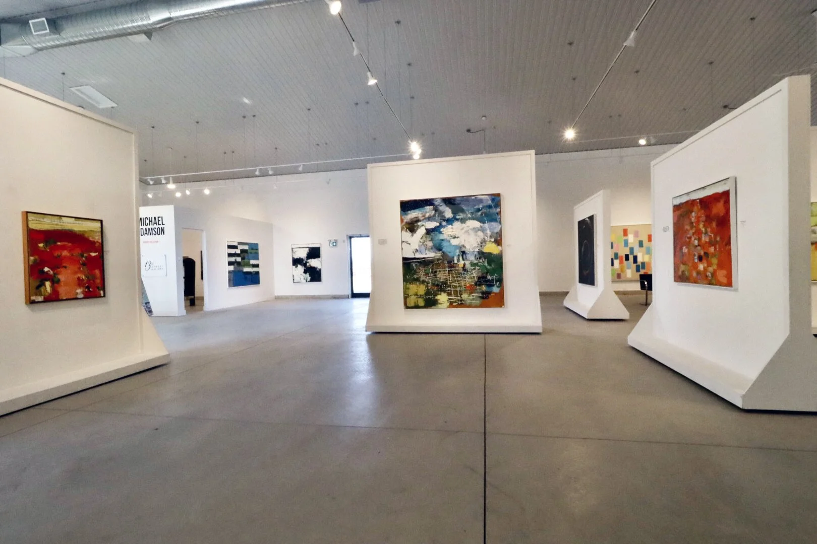 Michael Adamson exhibition shot at the John Mann Gallery