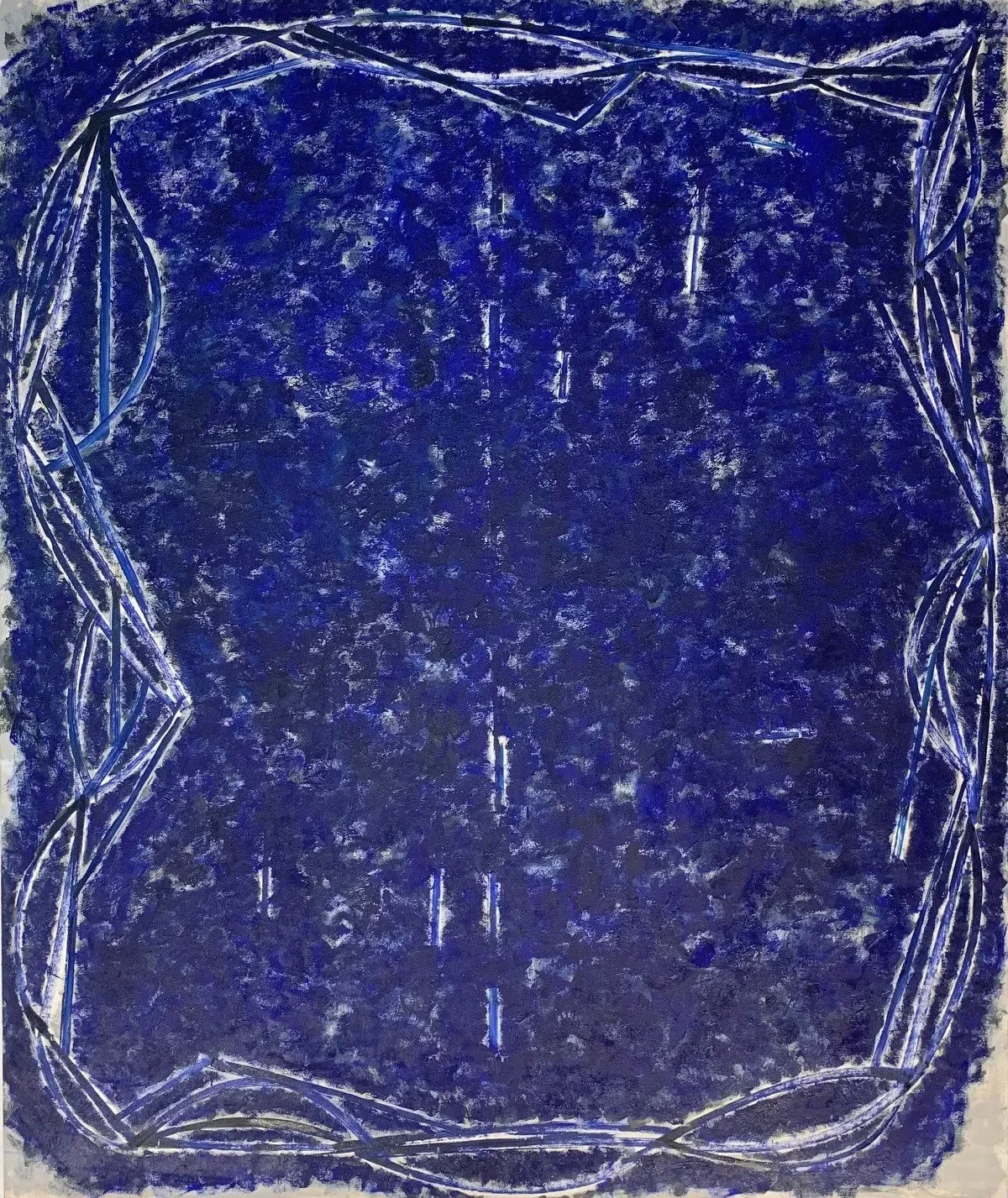 David Urban.
Treats for the Nightwalker Abys #2, 2004
oil on canvas
93 1/4" x 78"
POR