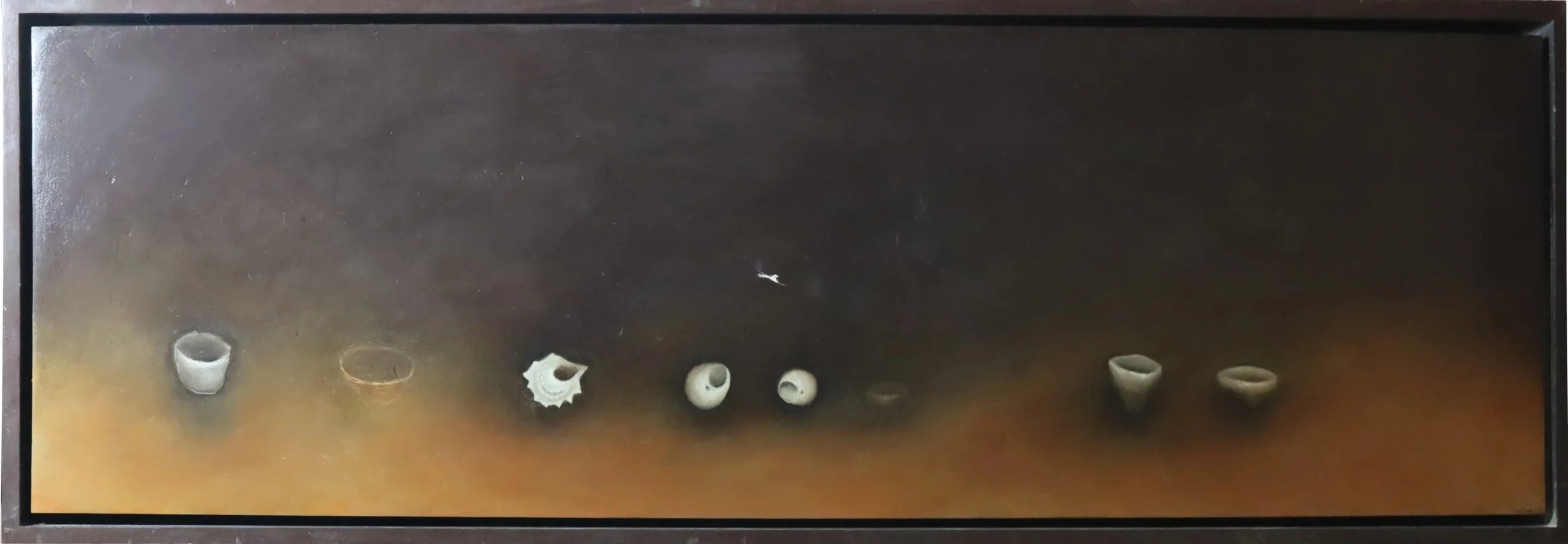 Terry Cullen.
Seabed, 2005
oil on plywood
14" x 48"