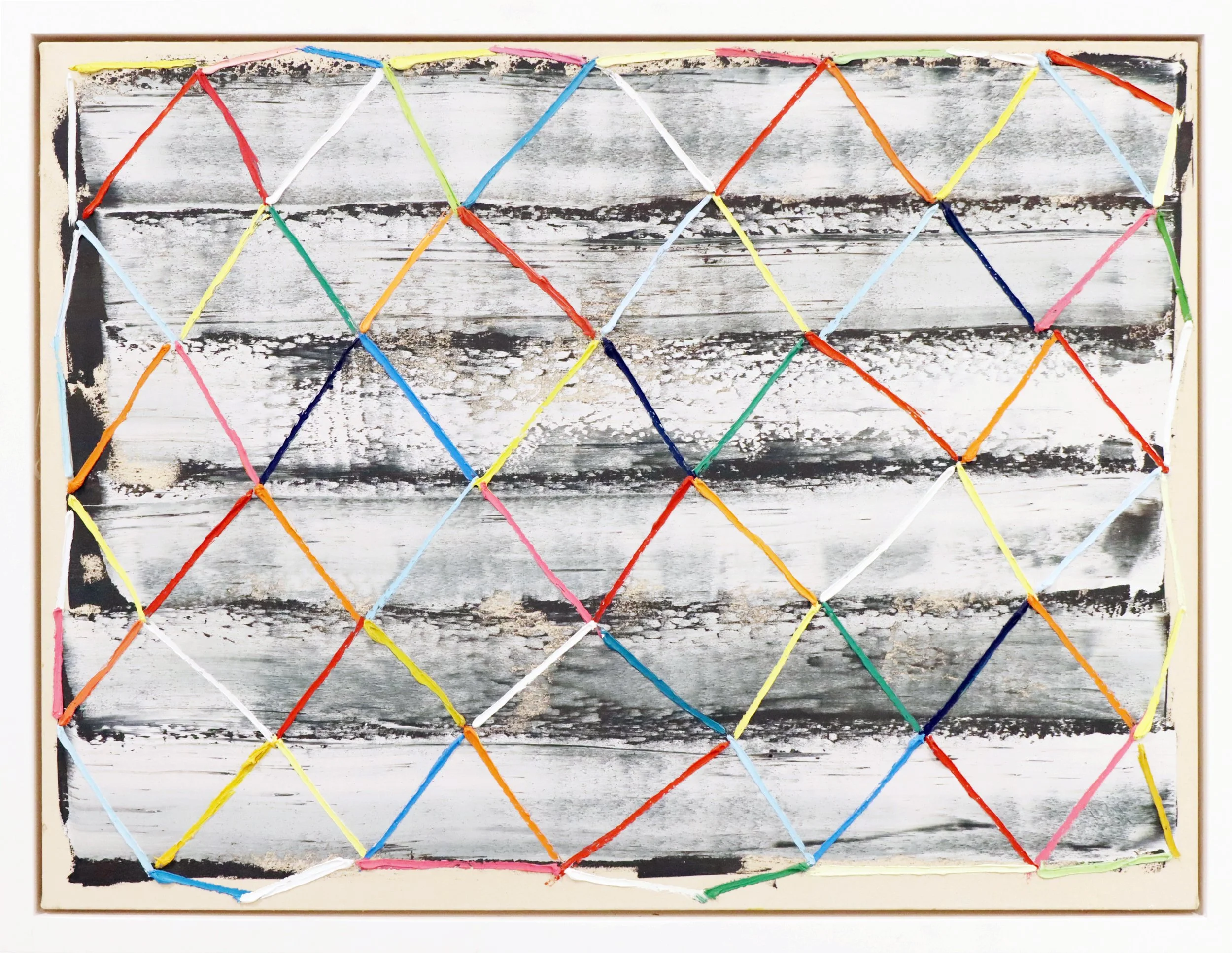 Canadian Artist Michael Adamson oil painting Link Up, 2015 measuring 40" x 52"