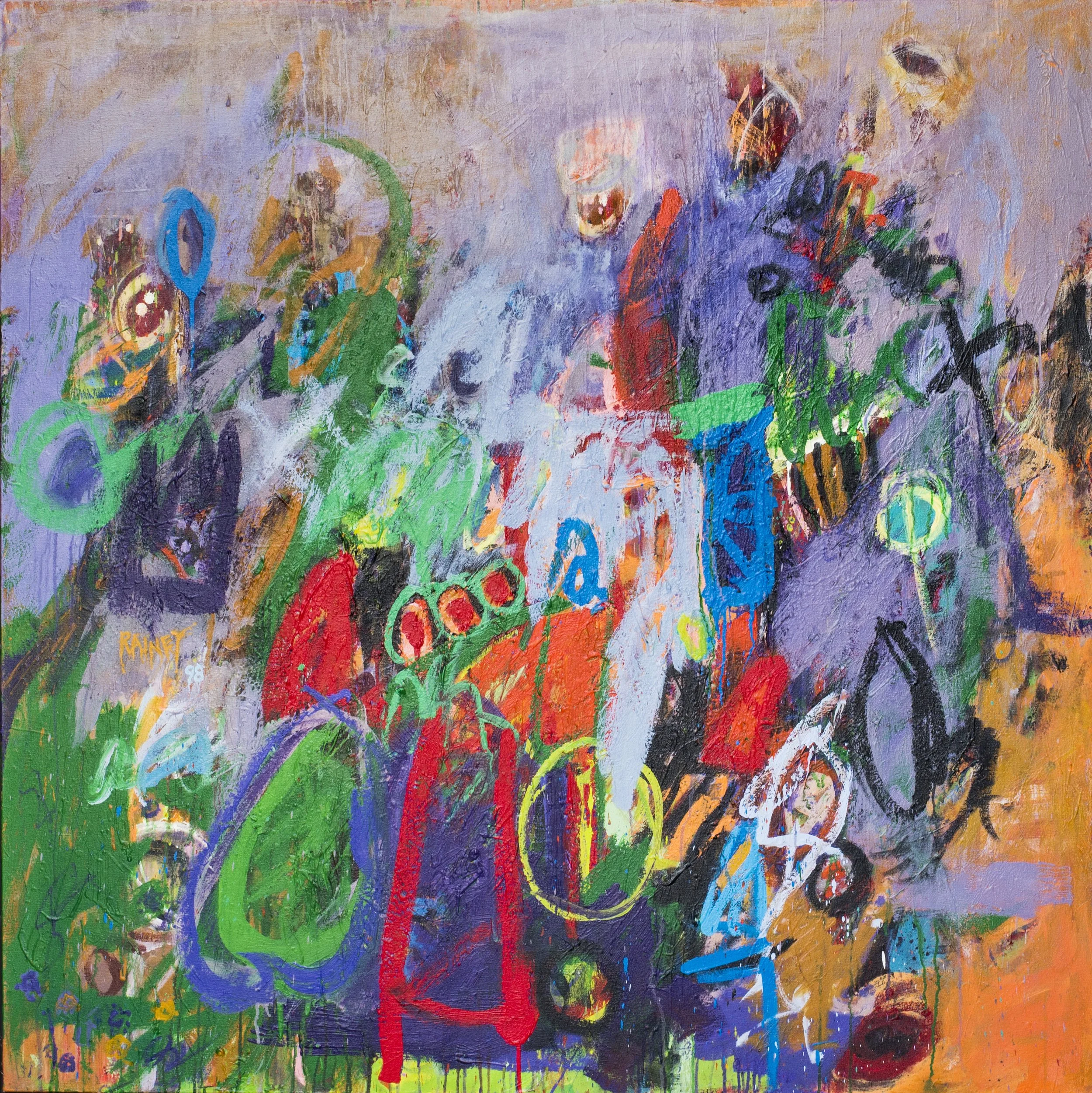 William Rainey.
Bluesology, 1998
acrylic on masonite
60" x 60"