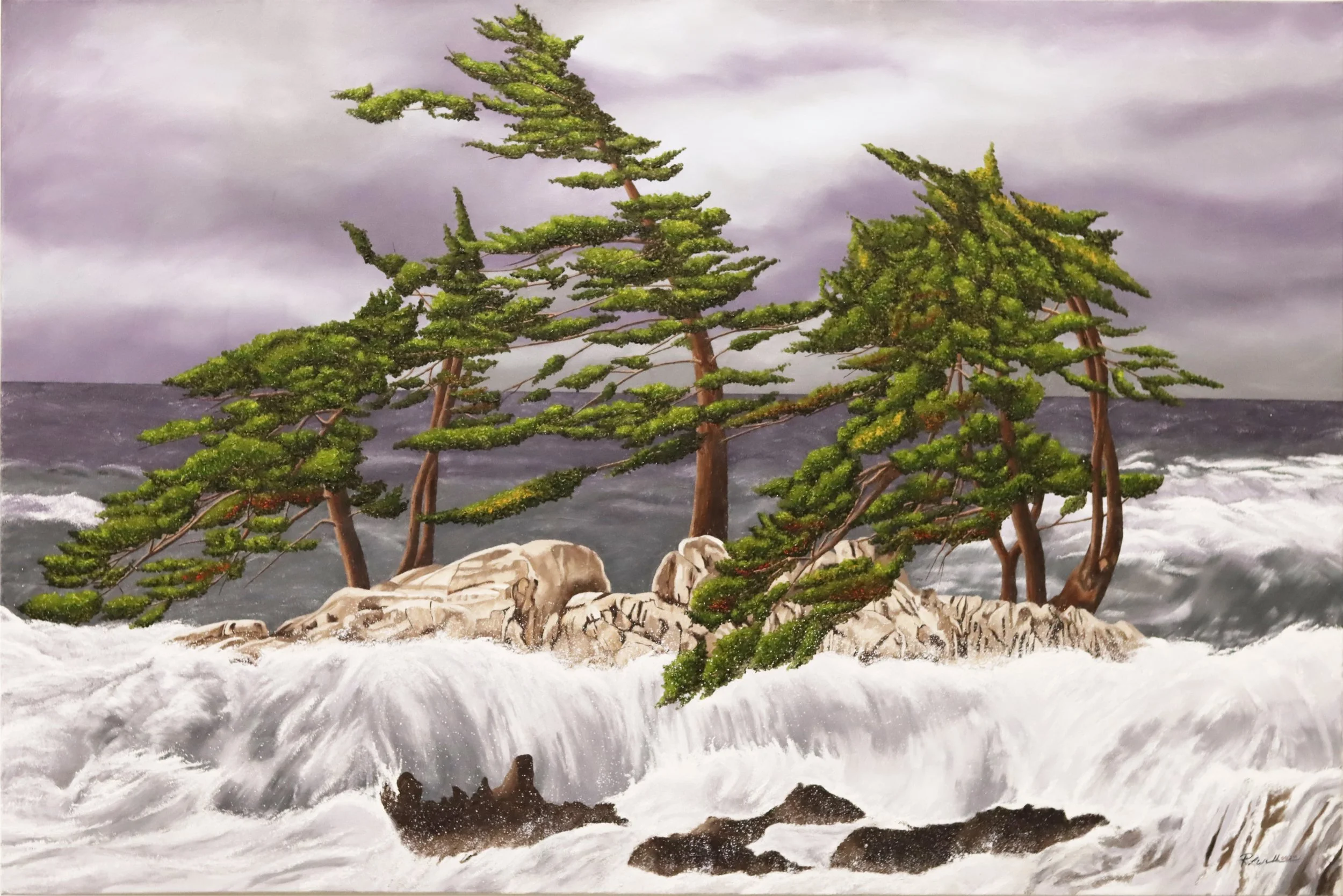 Ron Wilkie.
Gale Winds of November, 2024
oil on canvas
47" x 31"
$4,300