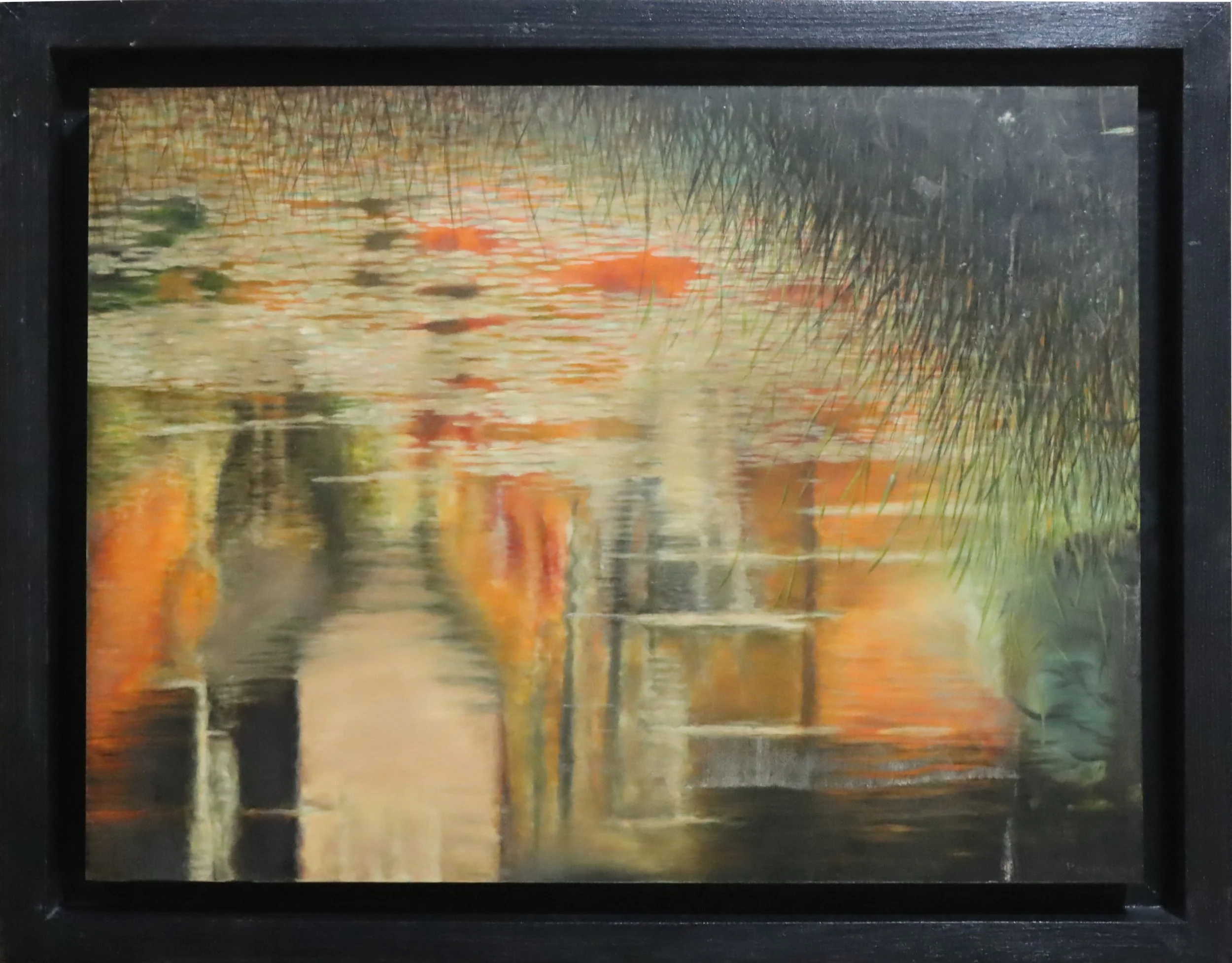 Frank Perna.
Shed Out Back II, 2006
photo, oil stick on mylar
19" x 15"