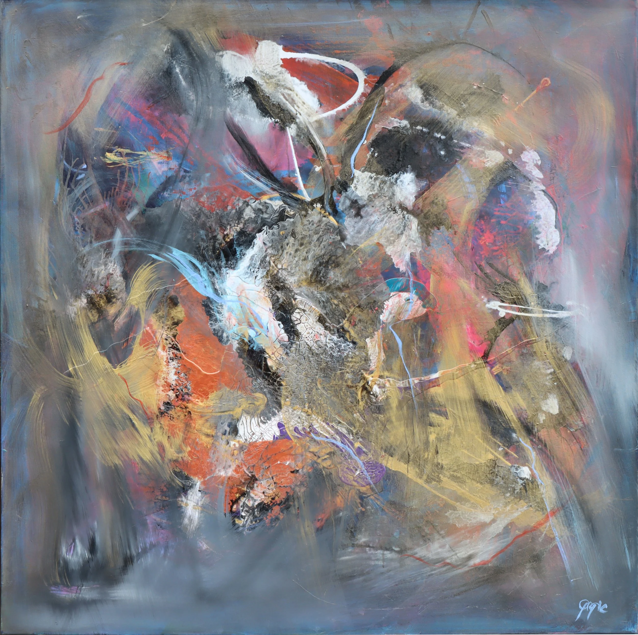 Patricia Gagic.
Eighty Thousand Witness, 2026
acrylic on canvas
48" x 48"
$7,500