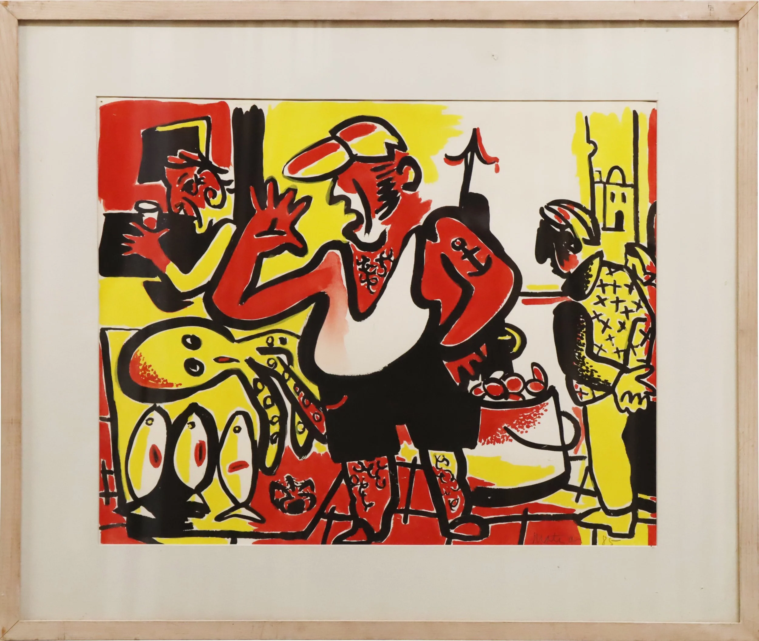 Matea.
El Pescador de Tarifa con Pulpo, 1985
work on paper