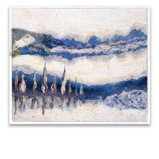 Svetlana Turov.
White Night, 2025
fiber
30" x 36"
$3,150
