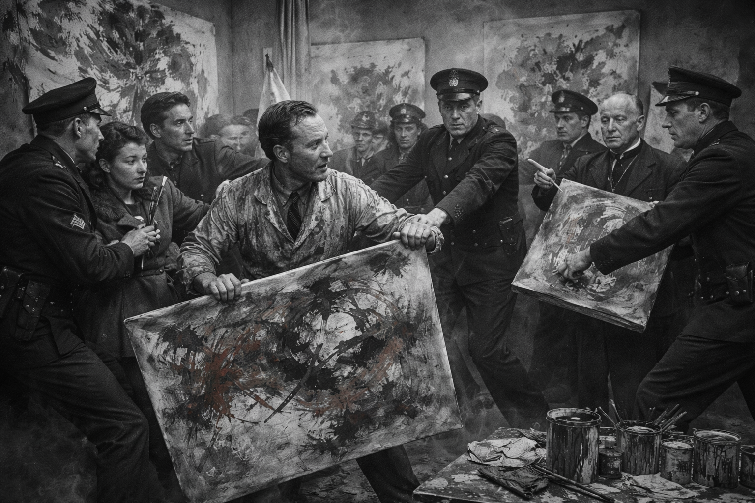 AI generated image to demonstrate art versus state