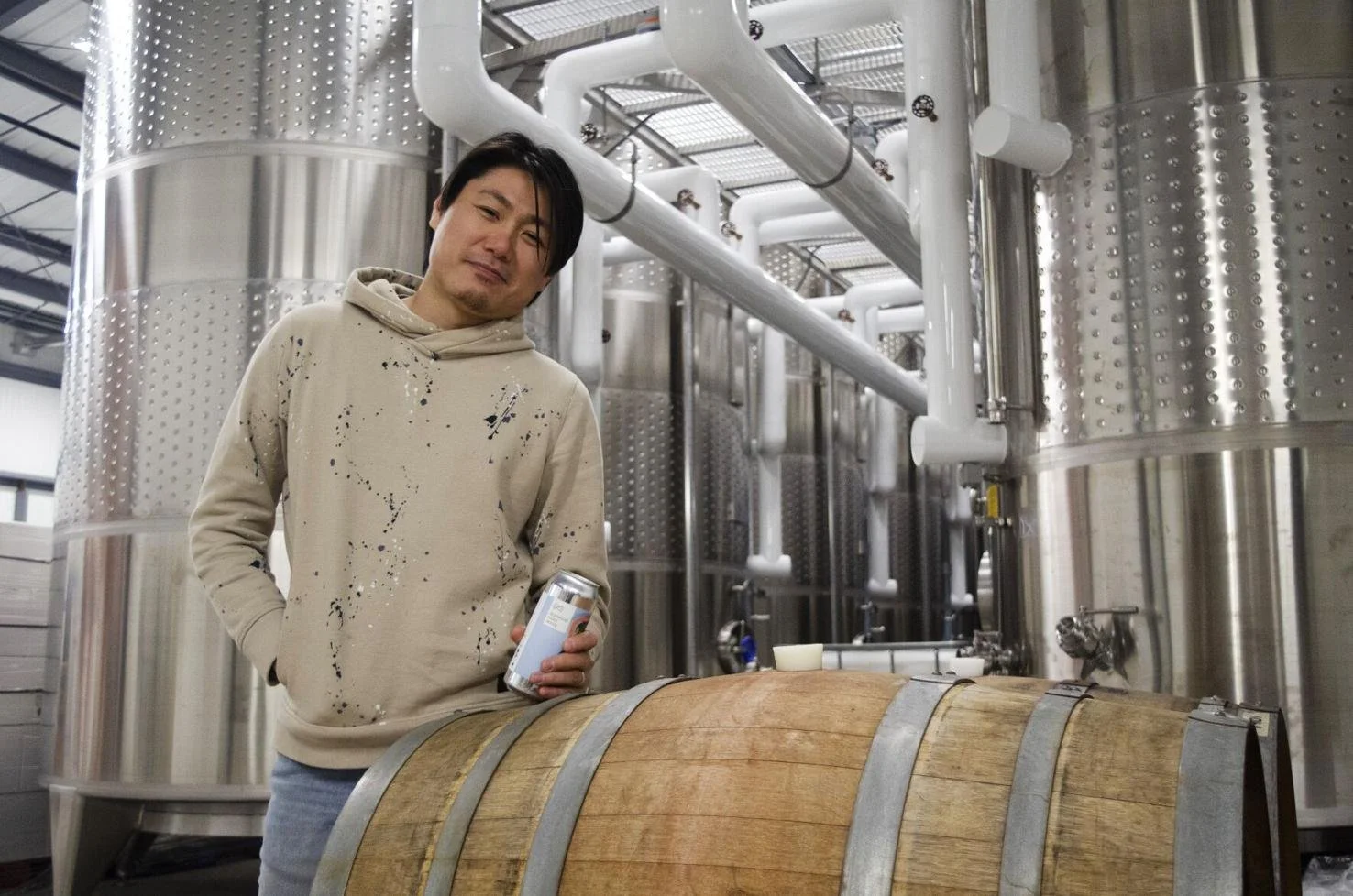 Image of Richard Liu, proprietor of Ironwood Cider House, image by Luke Edwards of Metroland