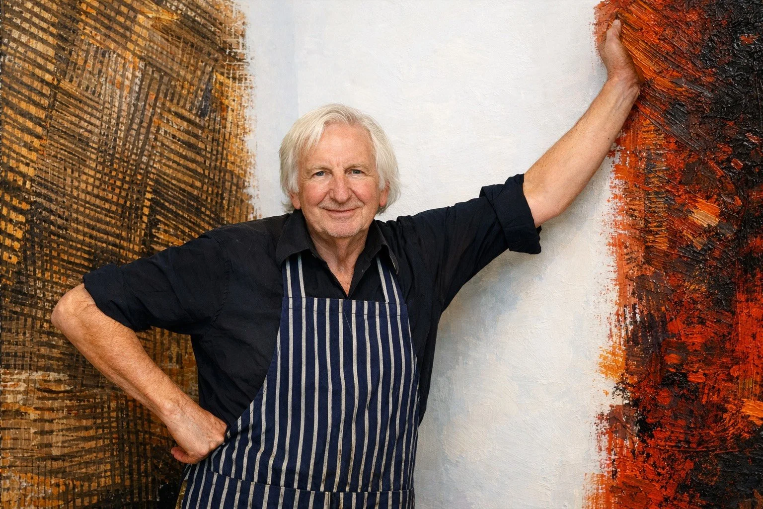 AI enhanced image of Canadian Artist David Partridge