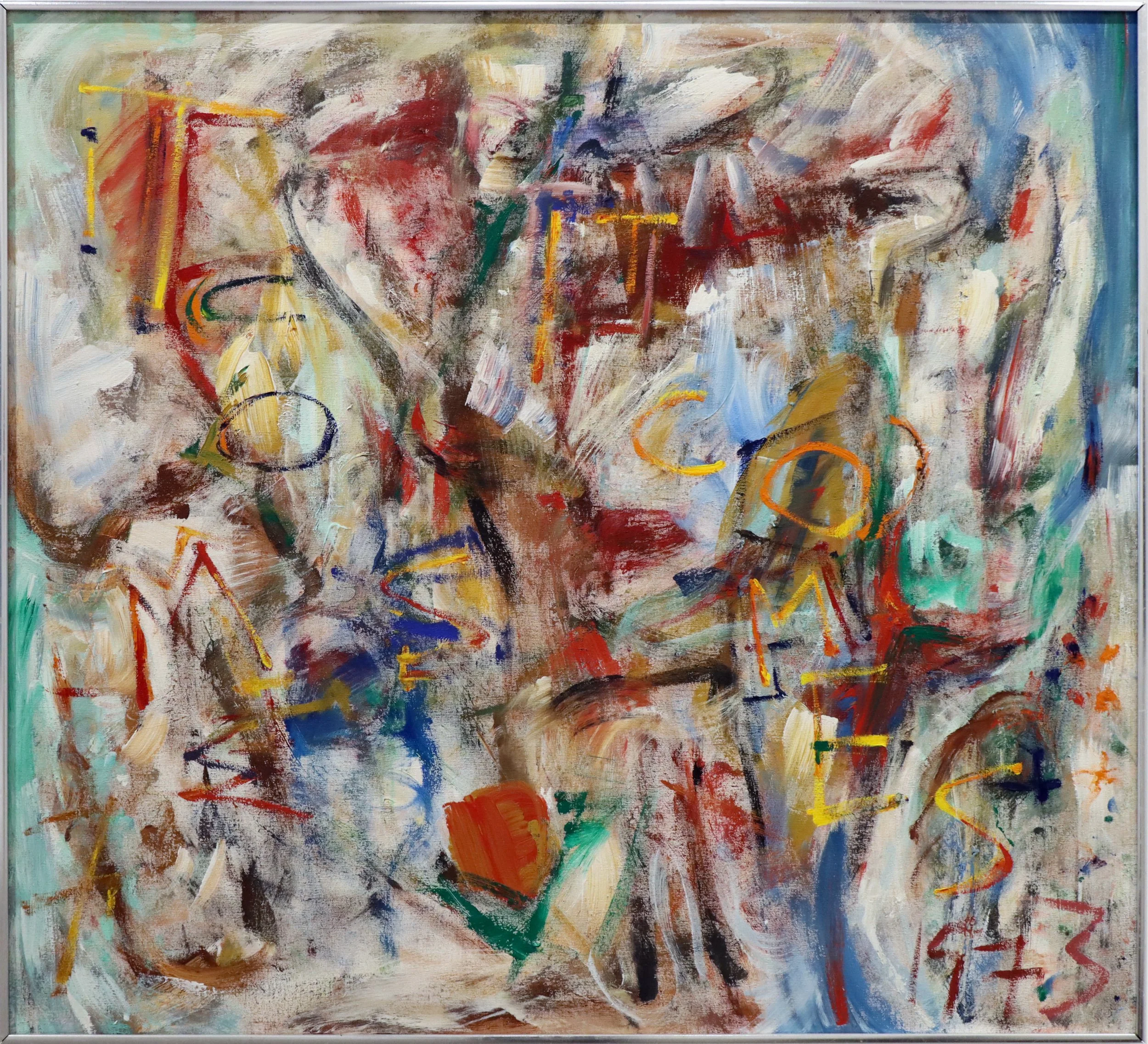 Michael Forster.
#142, 1973
oil on canvas
36" x 40"
