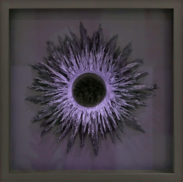 Alex Chorny.
Untitled, 2024 (24-034)
magnetized mixed media on wood panel
19.75" x 19.75"
$2,000