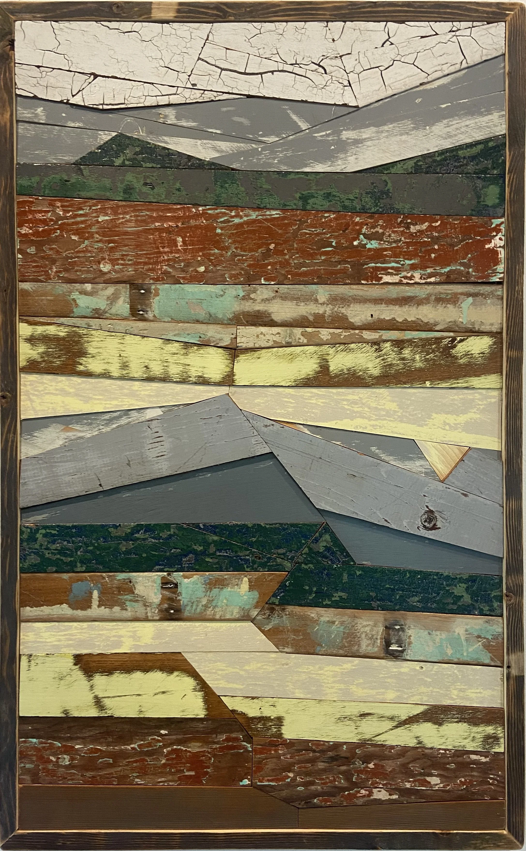 Robert Royal.
As Above, So Below, 2026
reclaimed wood
31" x 19"
$800