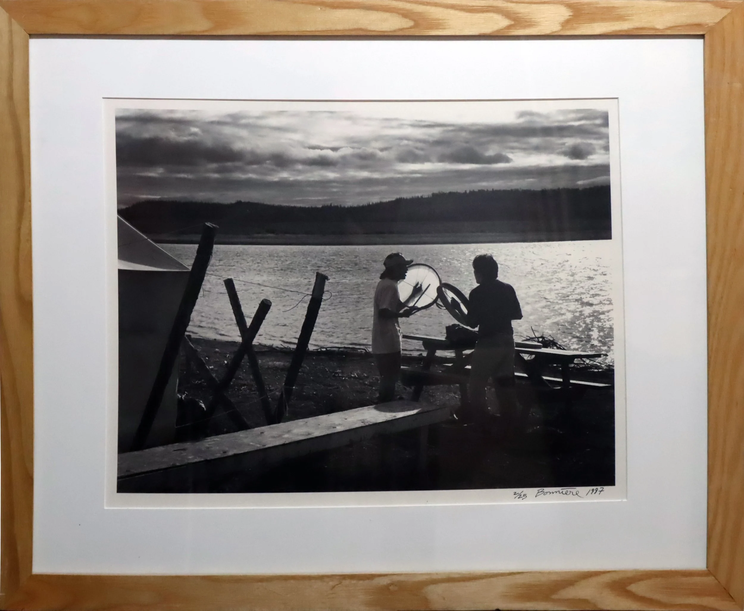 Christophe Bonniere.
Dene Drummers Artic REDNWT, 1997
photograph 2/25
14" x 18"