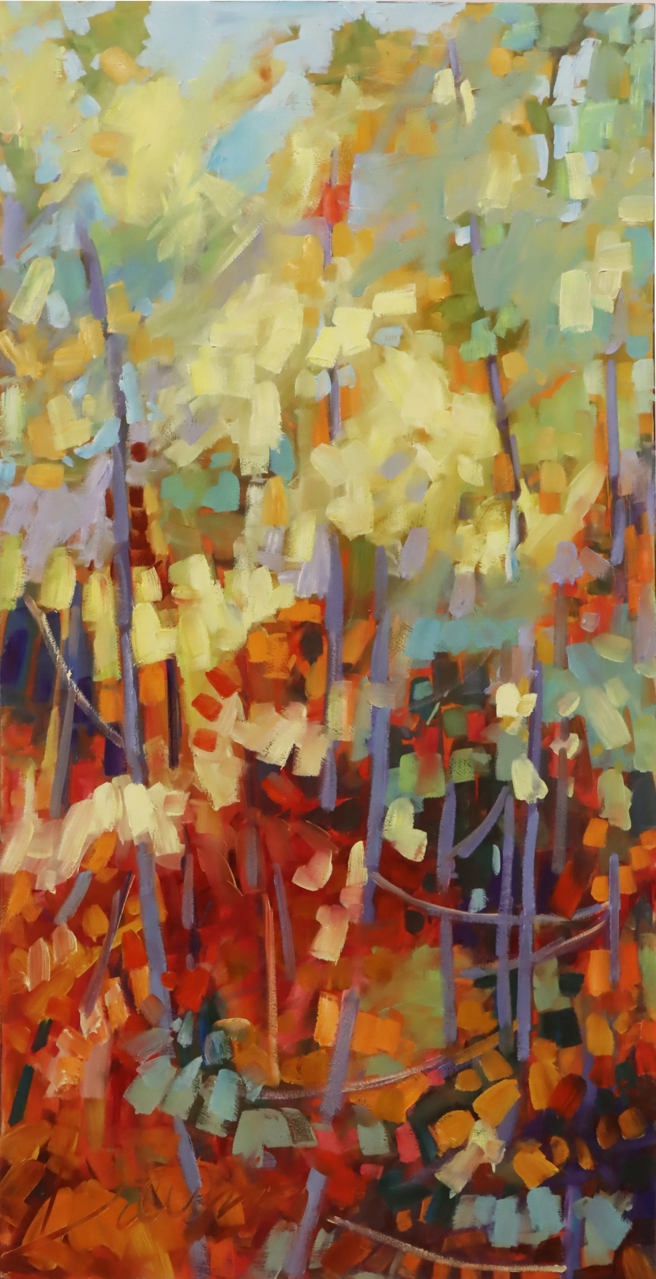 Sheila Davis.
Curried Favour II, n.d.
acrylic on board
18" x 36" (1 of 2)