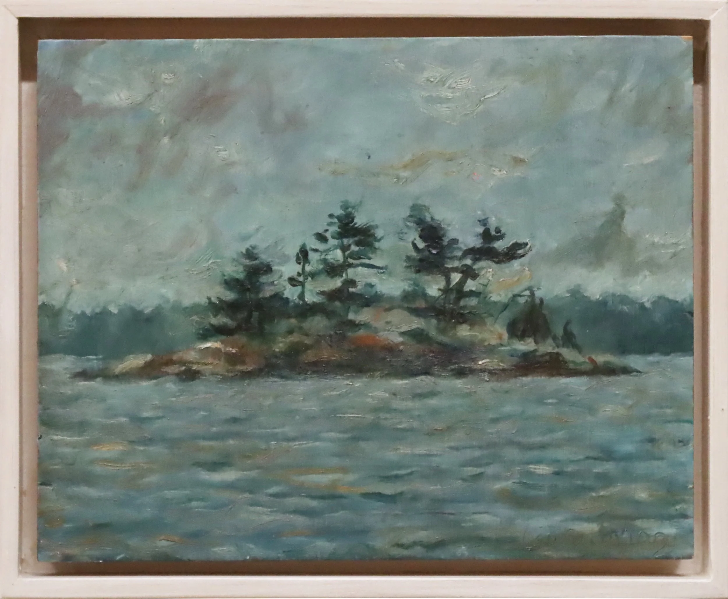 Laura Beingessner.
Untitled, n.d.
acrylic on board
8" x 10" 