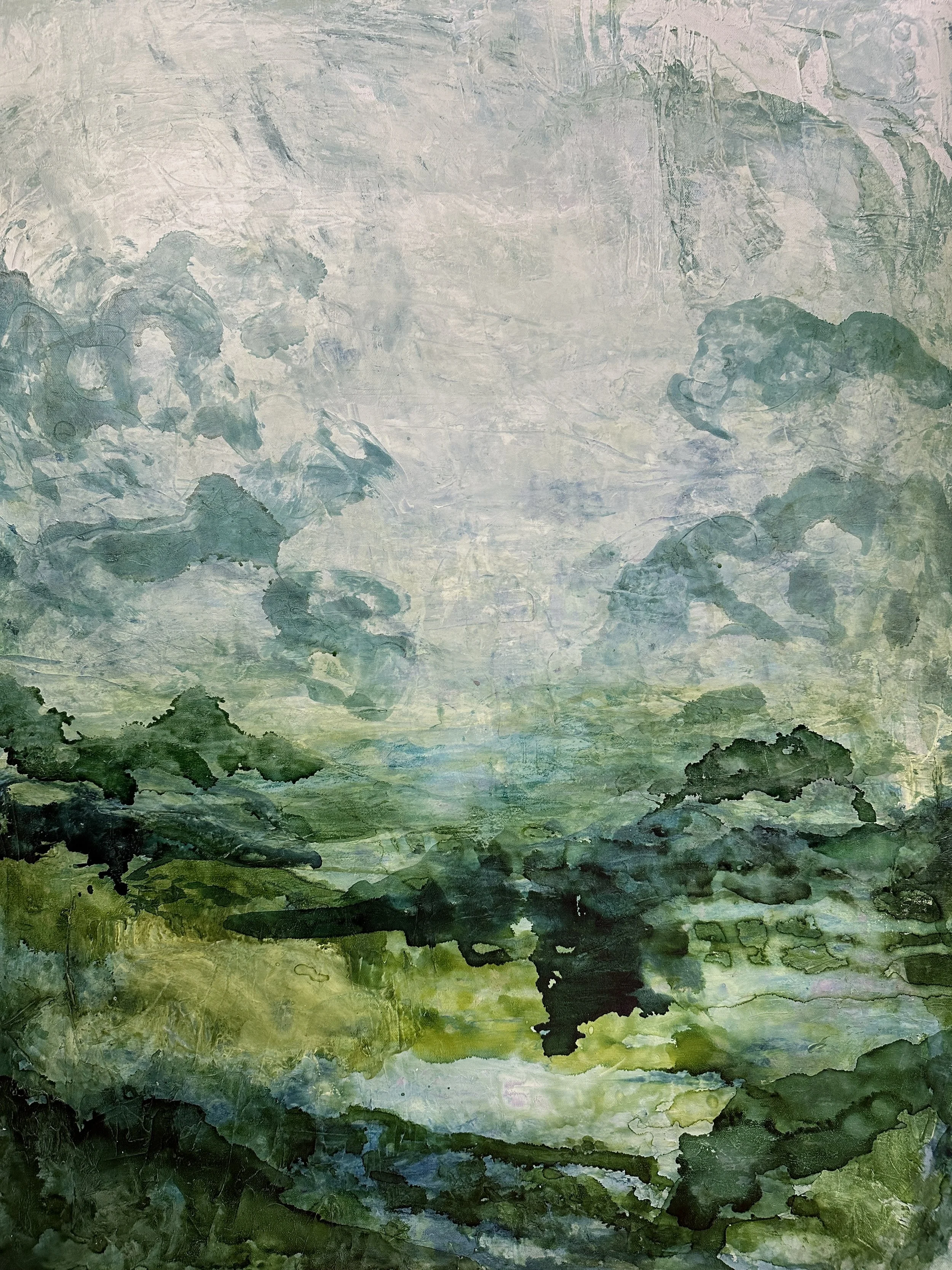 Jordan Moody.
After The Storm, 2026
alcohol ink, acrylic on canvas
40" x 30"
$2,200