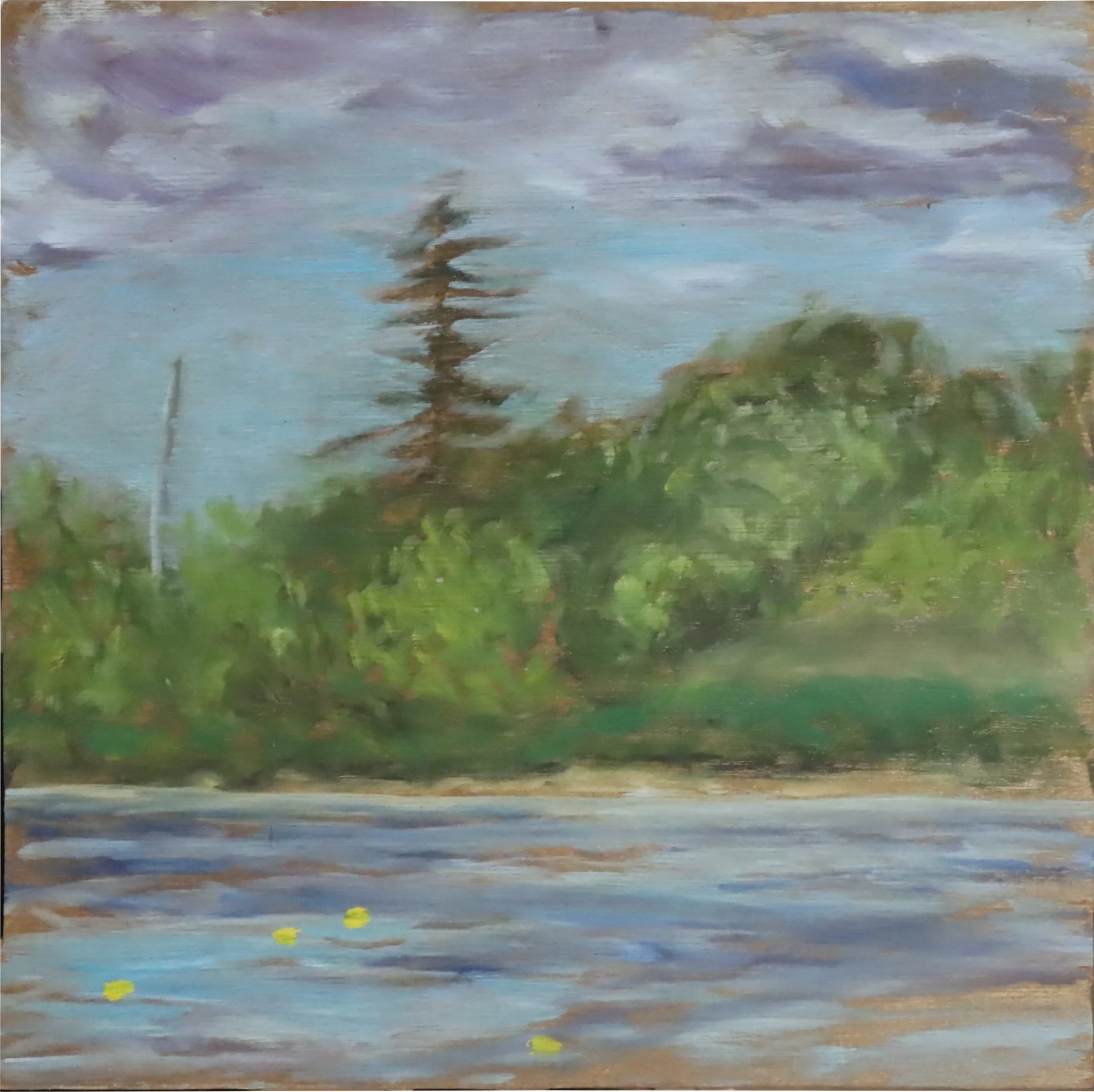 Rae Johnson.
Untitled, n.d.
oil on board
14.5" x 14.5"