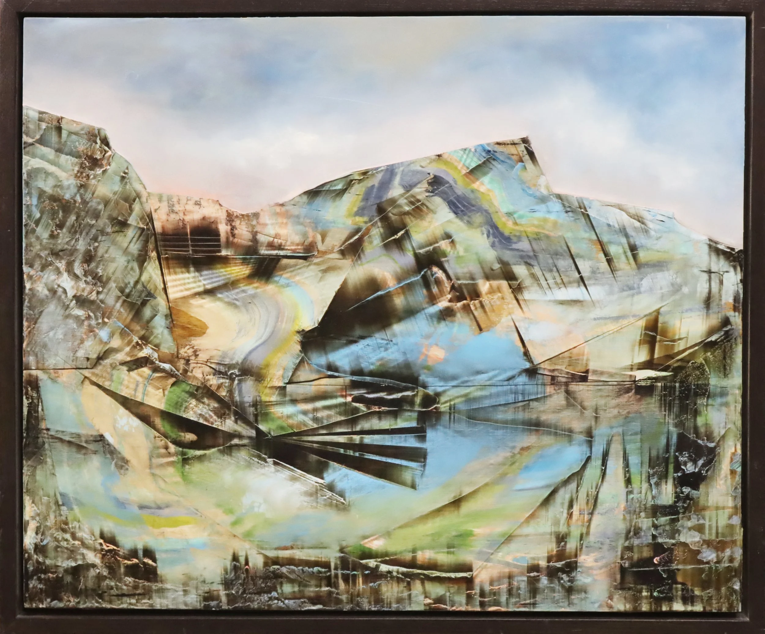 Andrew Rucklidge.
Subduckion Zone III, 2008
oil and tempera on panel
30" x 36"
