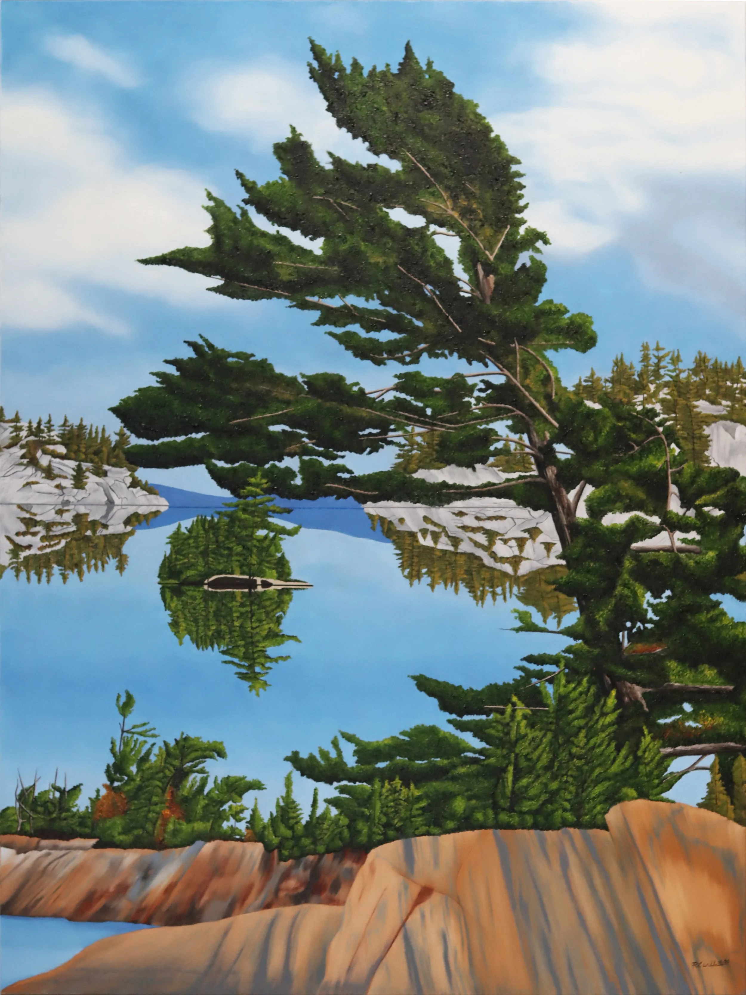 Ron Wilkie.
At the Waters Edge, 2026
oil on canvas
36" x 48"
$5,200