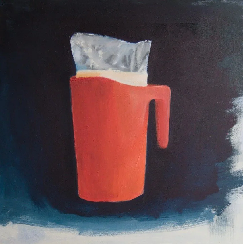 Ana Norton.
Milk, 2026
oil on MDF
11" x 11" 
$300