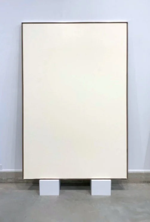 Ron Martin.
Basking In the Lights Of Tennie #9, Aug. 1993 
Drywall mounted on 1/2" Birch Plywood Inset Liner and Aluminum Frame 
72" x 48"