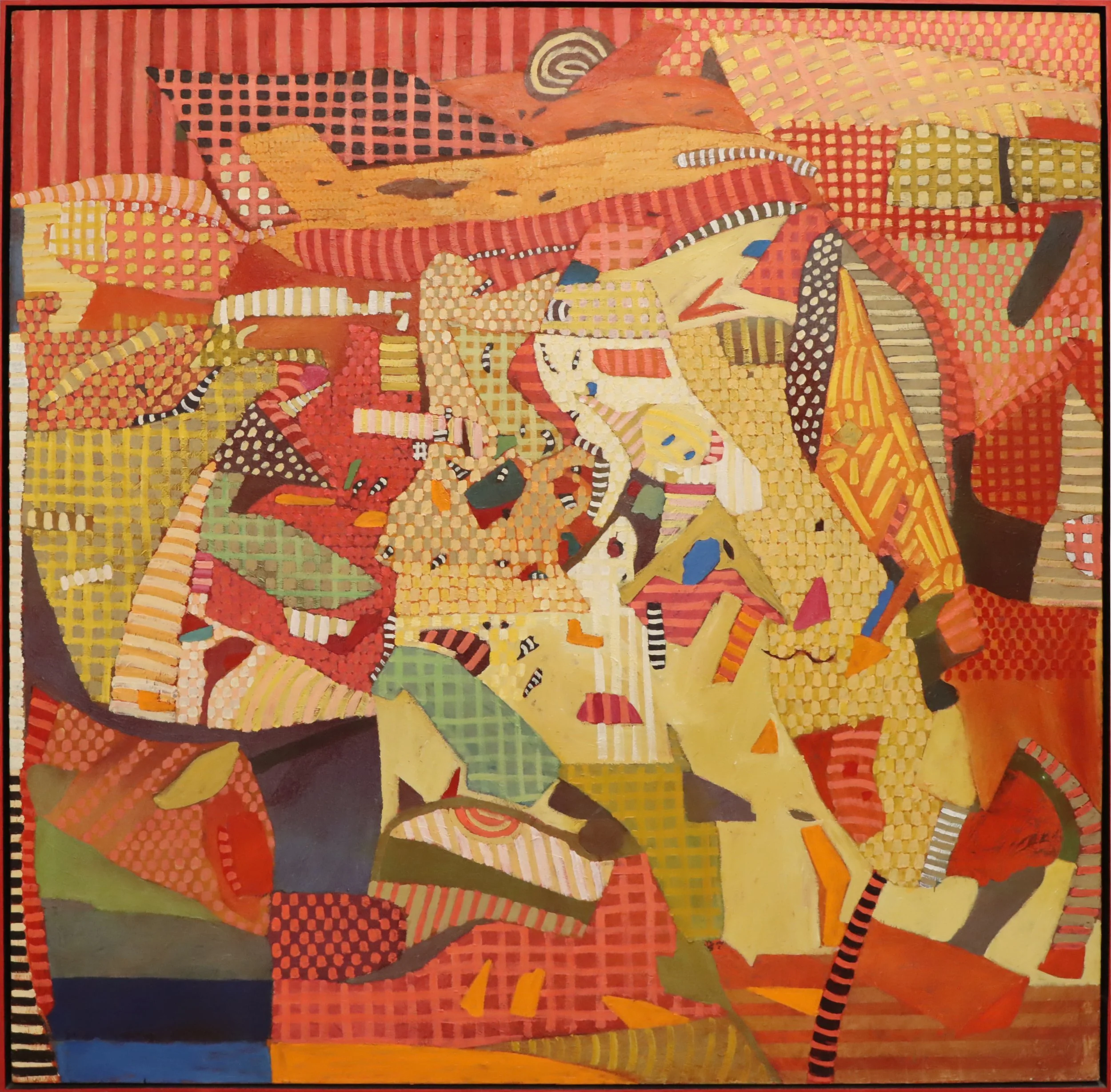 Nada Cesar-Raffay.
Summarizing, 2001
acrylic on canvas
60" x 60"