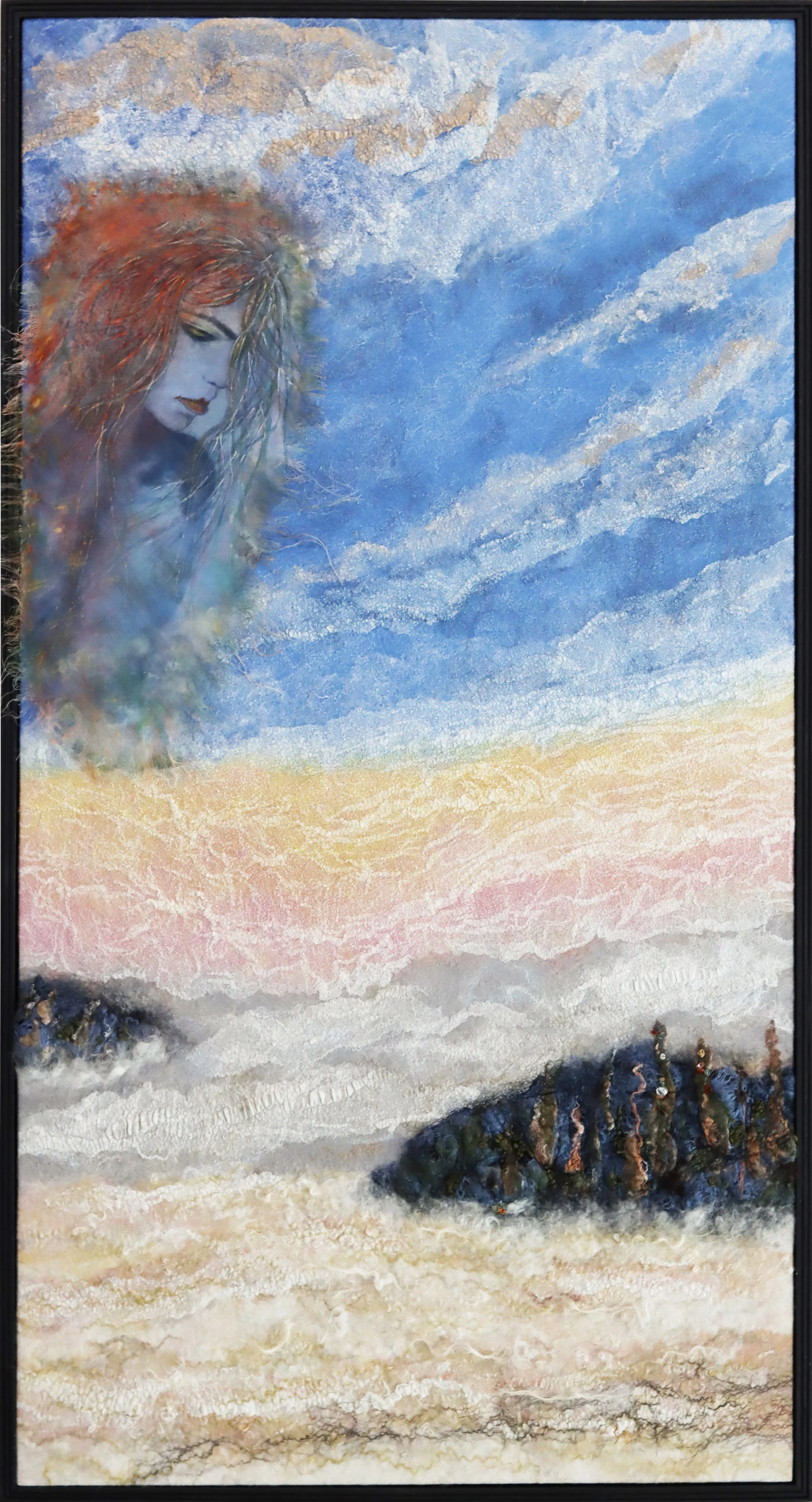 Svetlana Turov.
Zephyros. Sunset Paradise, 2026
fiber
60" x 31" 
$5,700