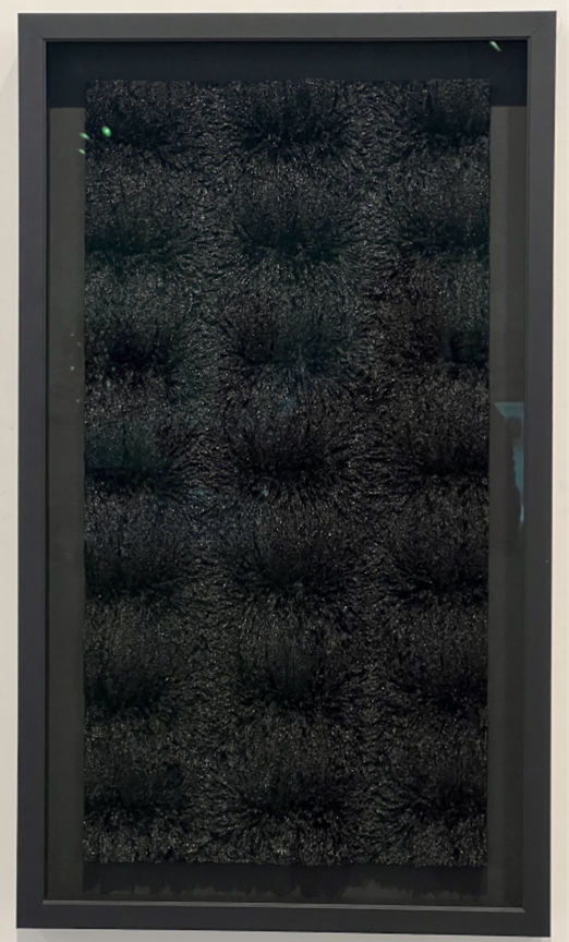 Alex Chorny.
Untitled, 2023 (23-001)
magnetized mixed media on wood panel
18" x 32"
$2,500