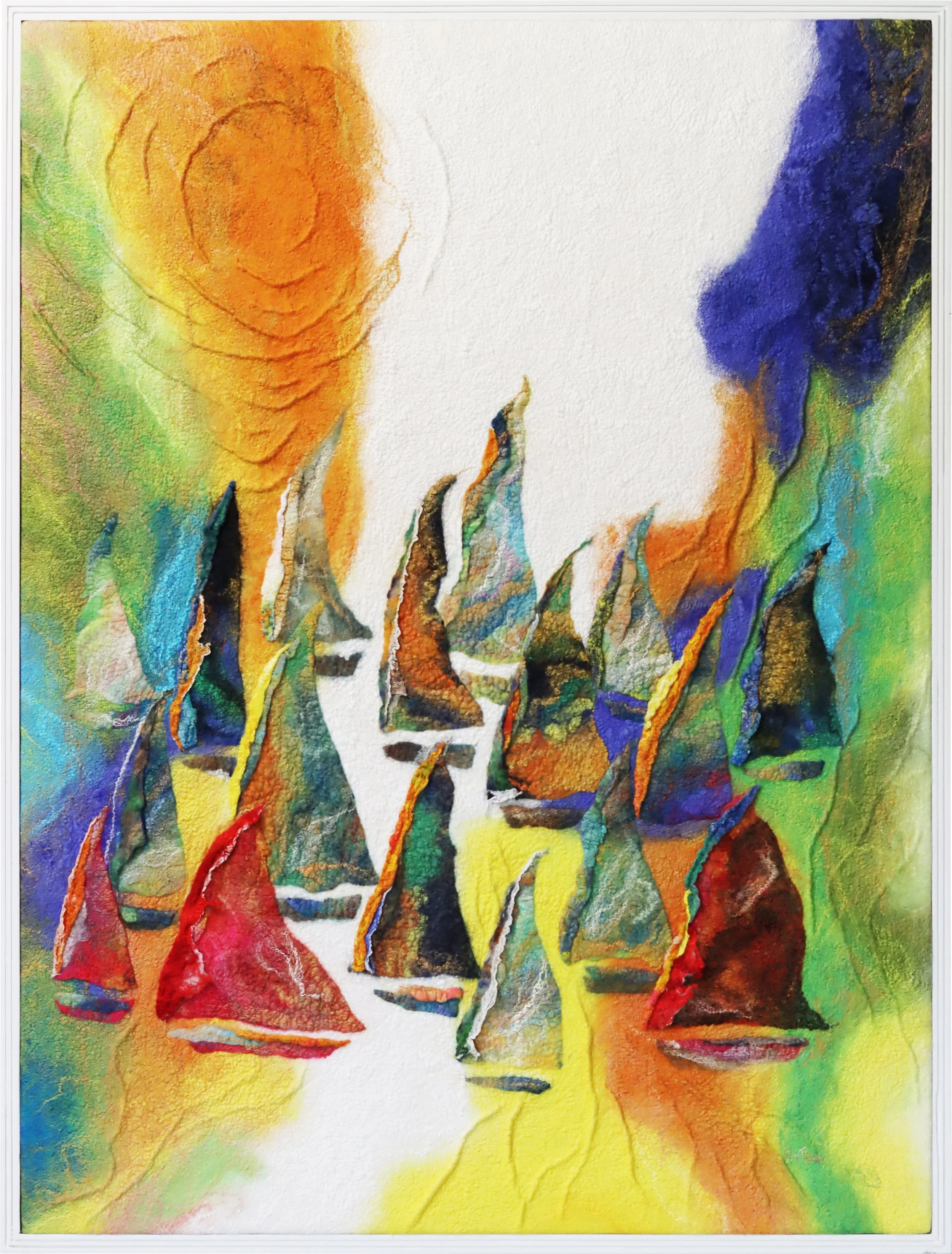 Svetlana Turov.
Regatta. Glowing Sun, 2020
fiber
46.5" x 35"
$4,600