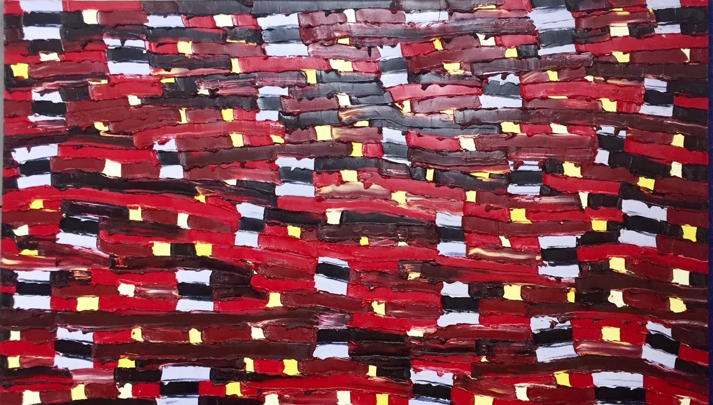 Cynthia Chapman.
Paradise Burning Away, 2008
oil on canvas
36" x 60"
$6,500