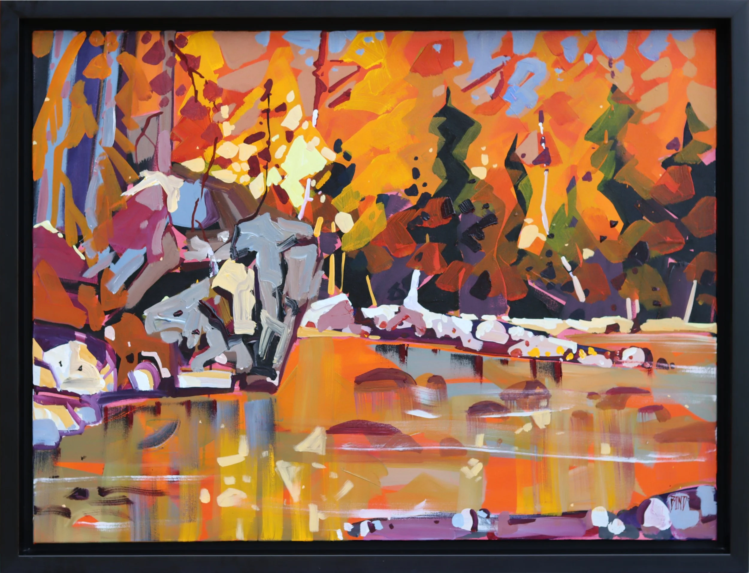 Rick Bond.
Untitled, n.d.
acrylic on canvas
33" x 43.5"
$4,500
