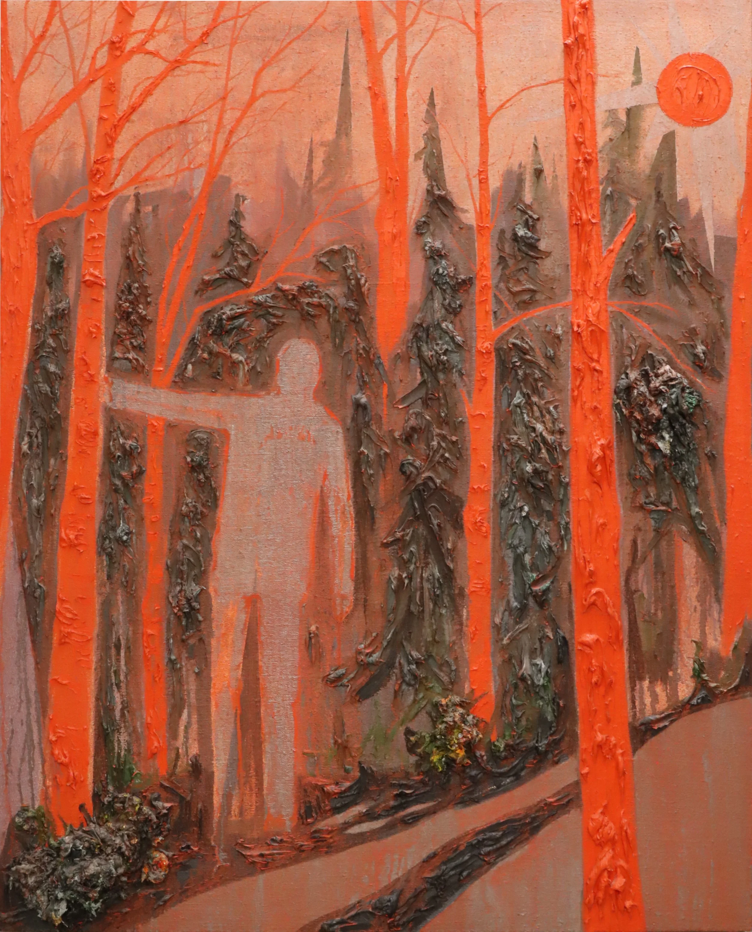 Kim Dorland.
Lost, 2012
acrylic on board
48" x 60"