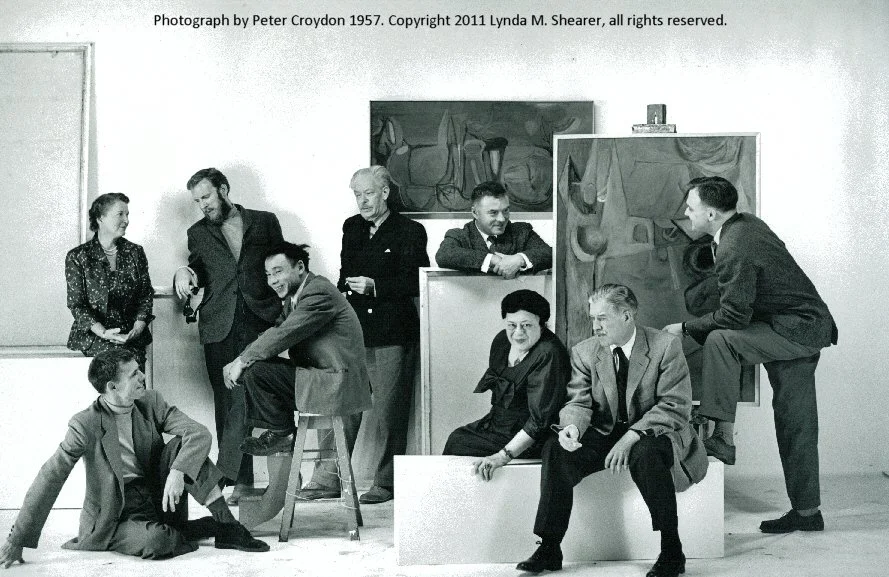 Painters Eleven photographed by Peter Croydon 1957. Copyright 2011 Lynda M. Shearer