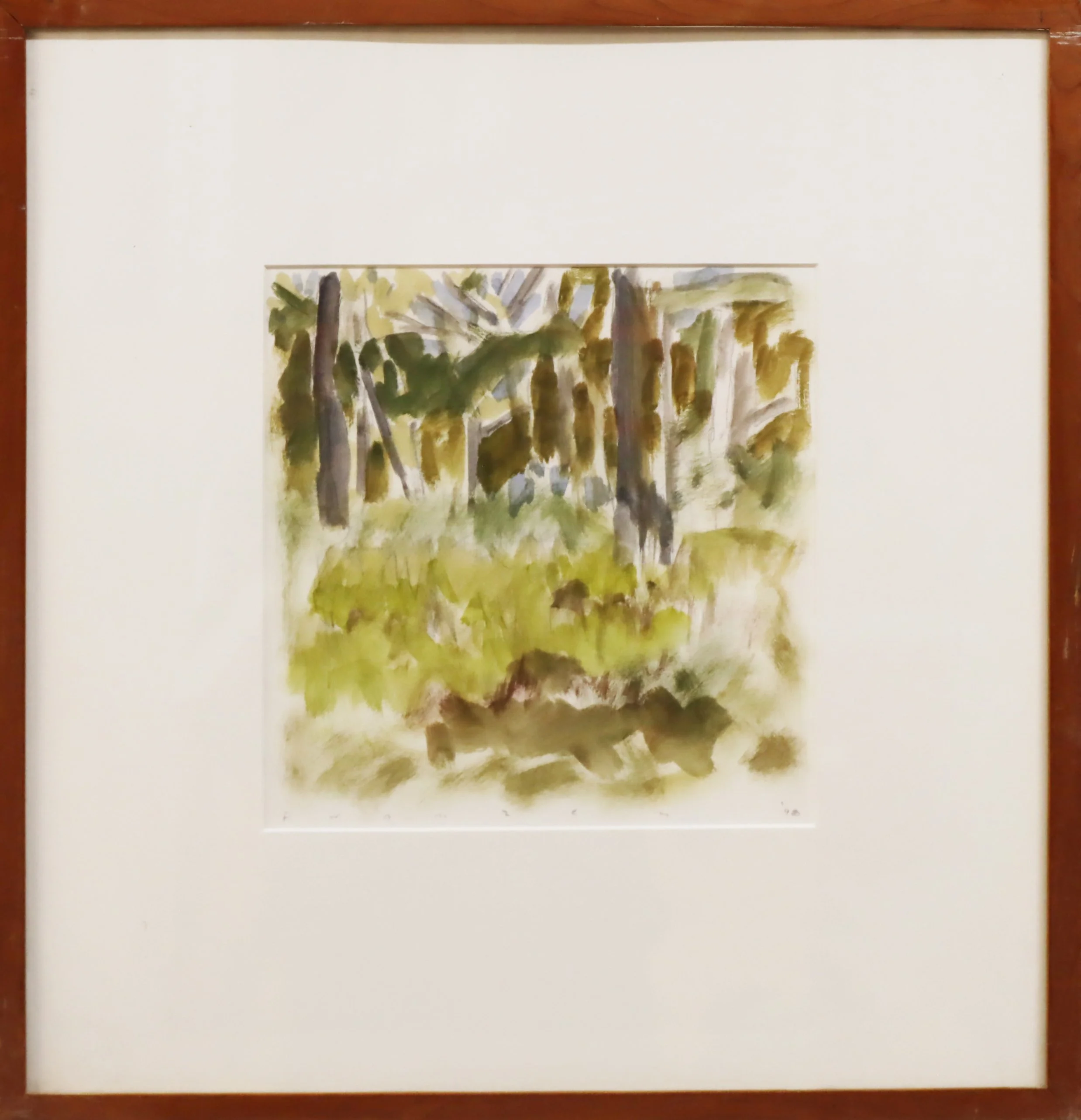 Fred Franzen.
High Park Sunday, 1998
watercolour over pencil on board
9" x 9"