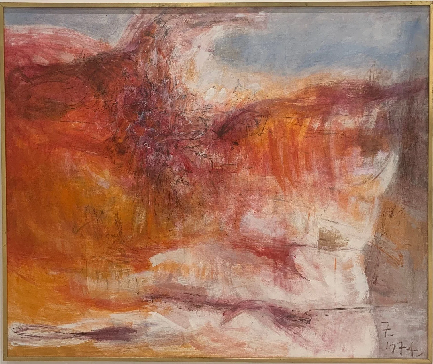 Michael Forster.
#161, 1974
oil on canvas
50" x 60"