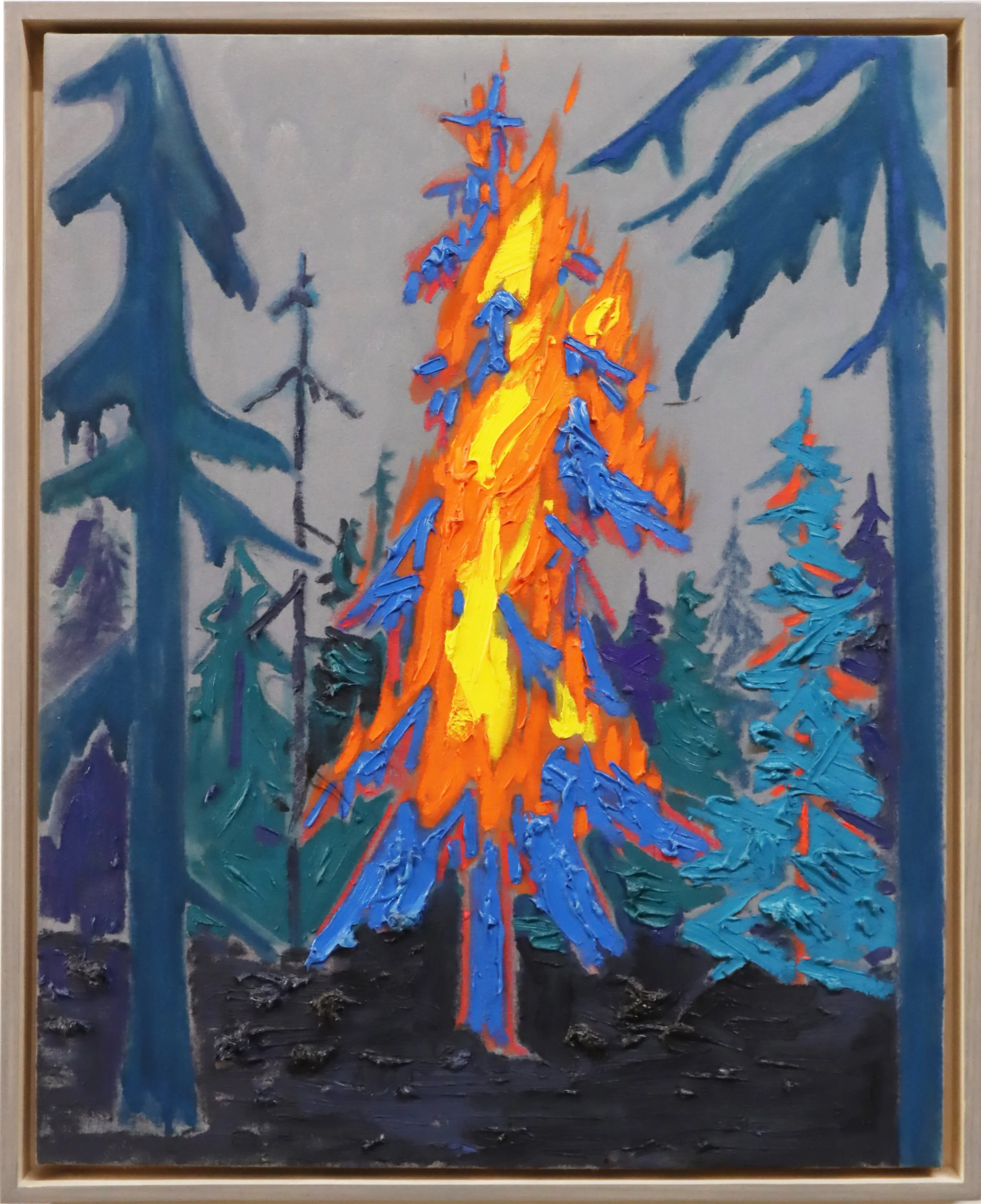 Kim Dorland.
Fever Dream, 2022
acrylic on board
24" x 30"