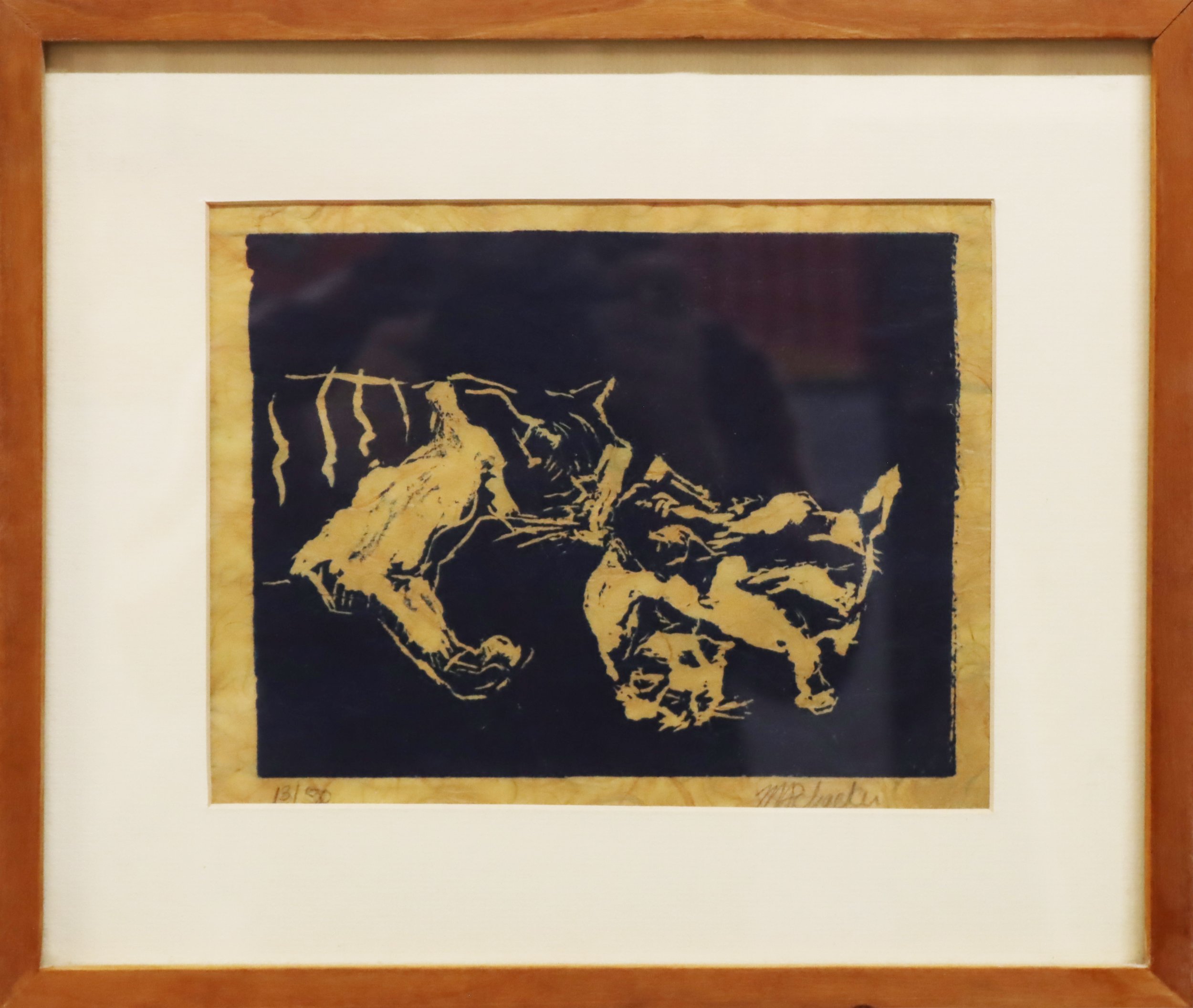 Maxine Schacher.
Untitled, n.d.
screen print on japanese paper 13/50
6.5" x 8"