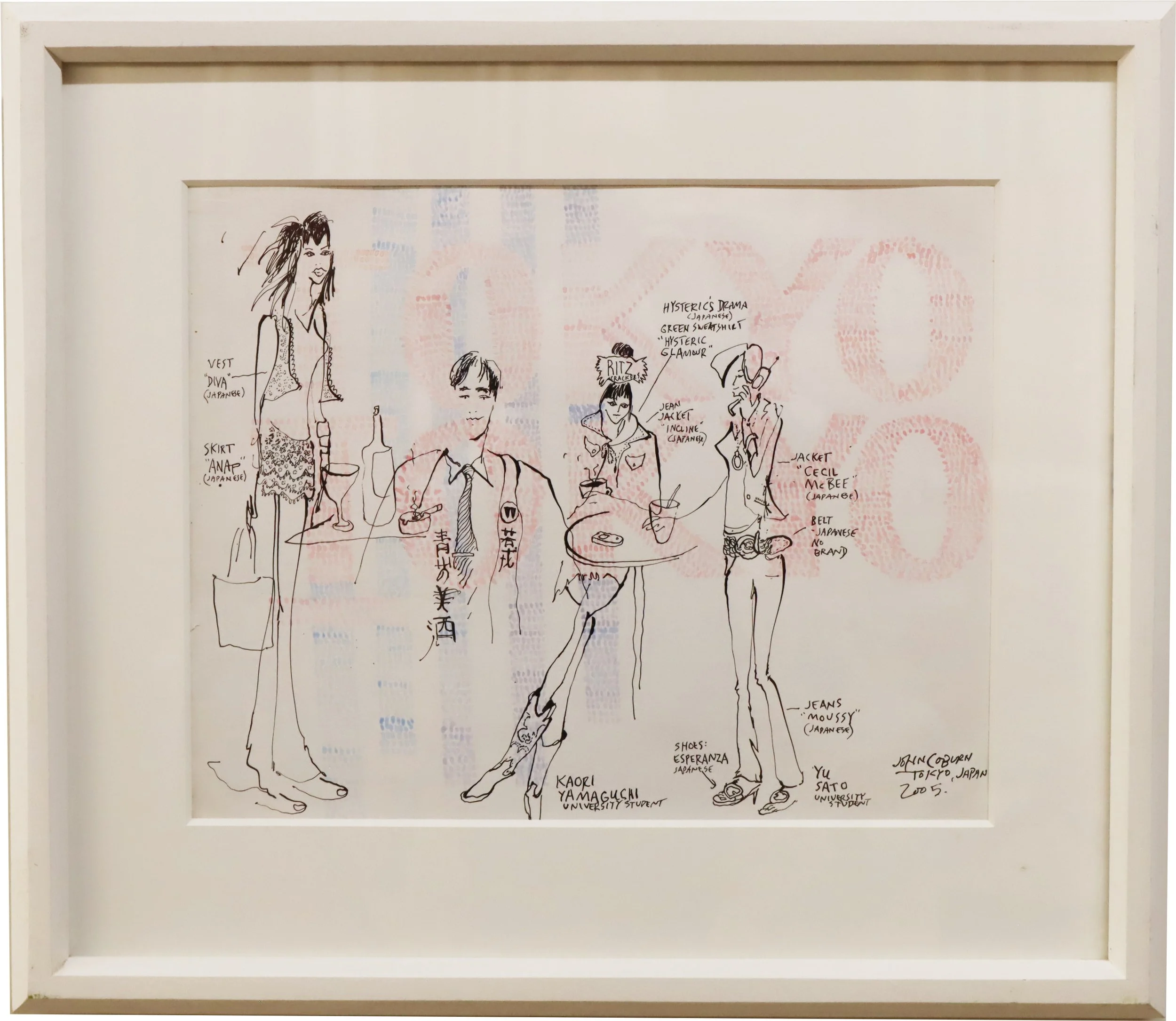 John Coburn.
Tokyo, Japan, 2005
ink on paper
13.75" x 17.75"