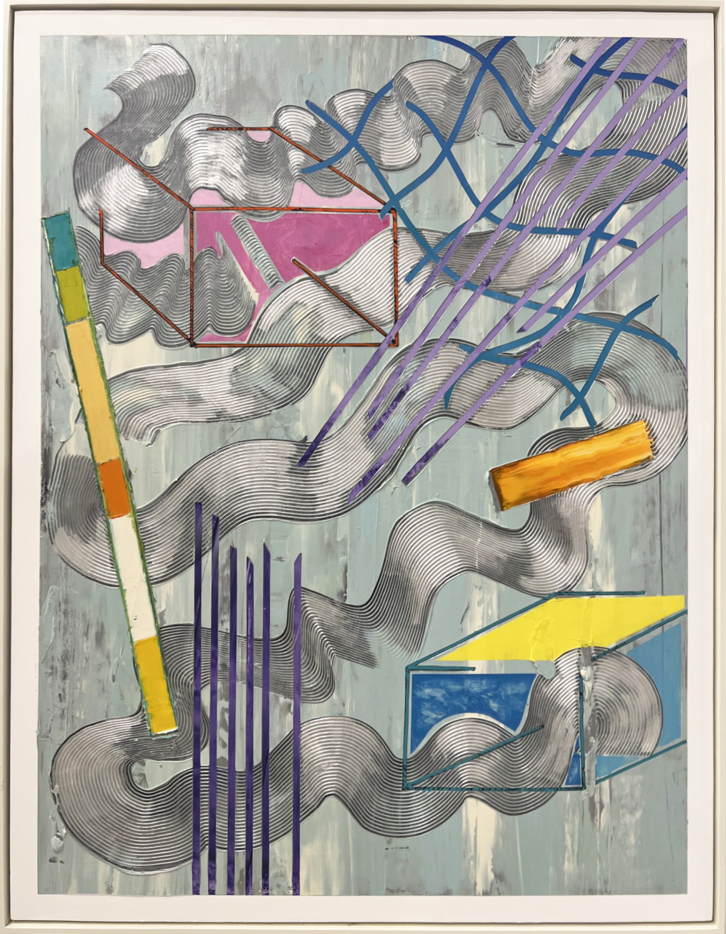 Paul Sloggett.
Spinaker Breeze, 2010-2020
acrylic and oil on canvas
65" x 50"
$13,000