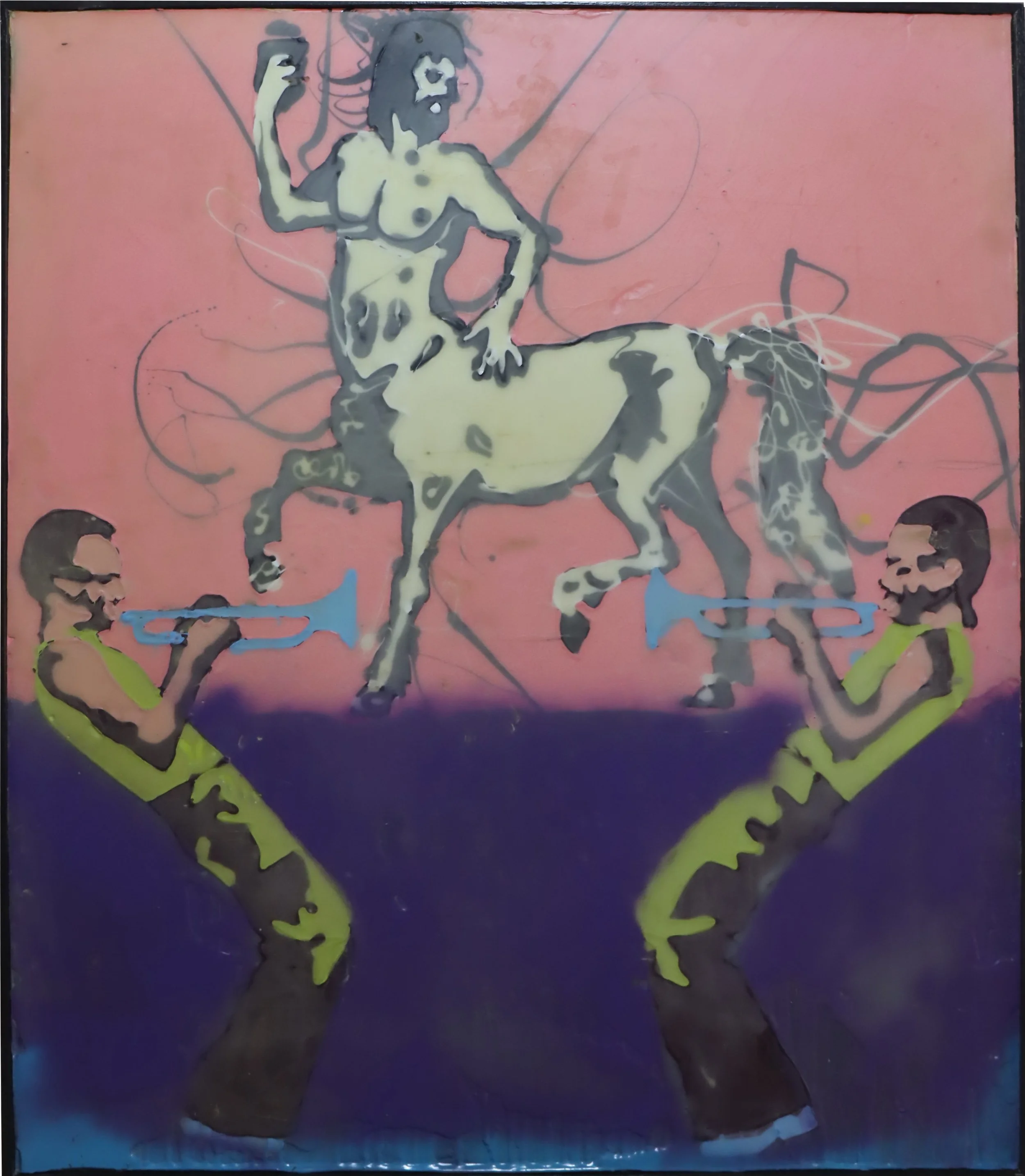 Sakis.
Self-Portrait, Dreams of Dreams, 2013
encaustic