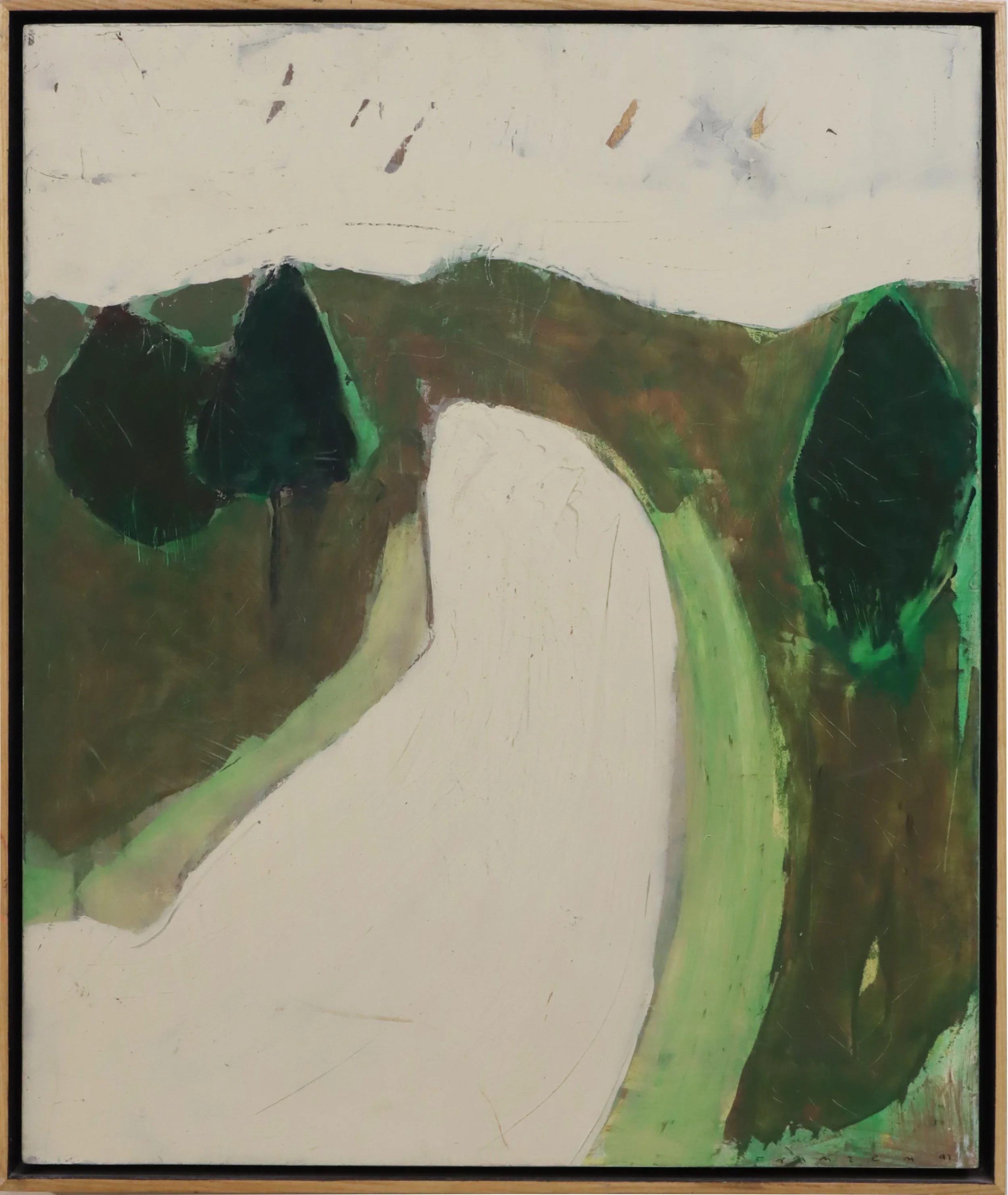 Fred Franzen.
Untitled, n.d.
acrylic on board
26" x 21.5"