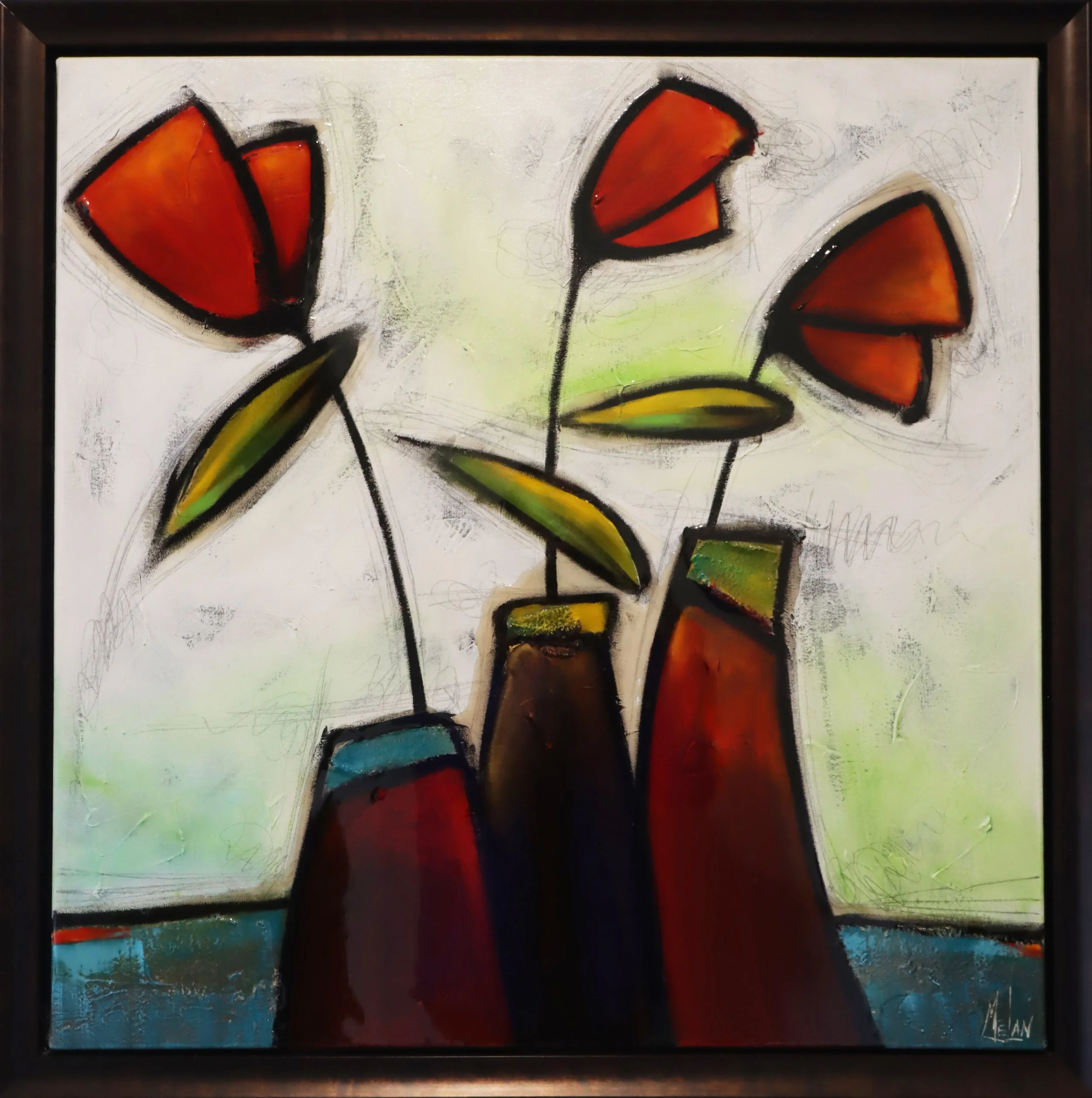 Mélanie Simard.
mixed media on canvas