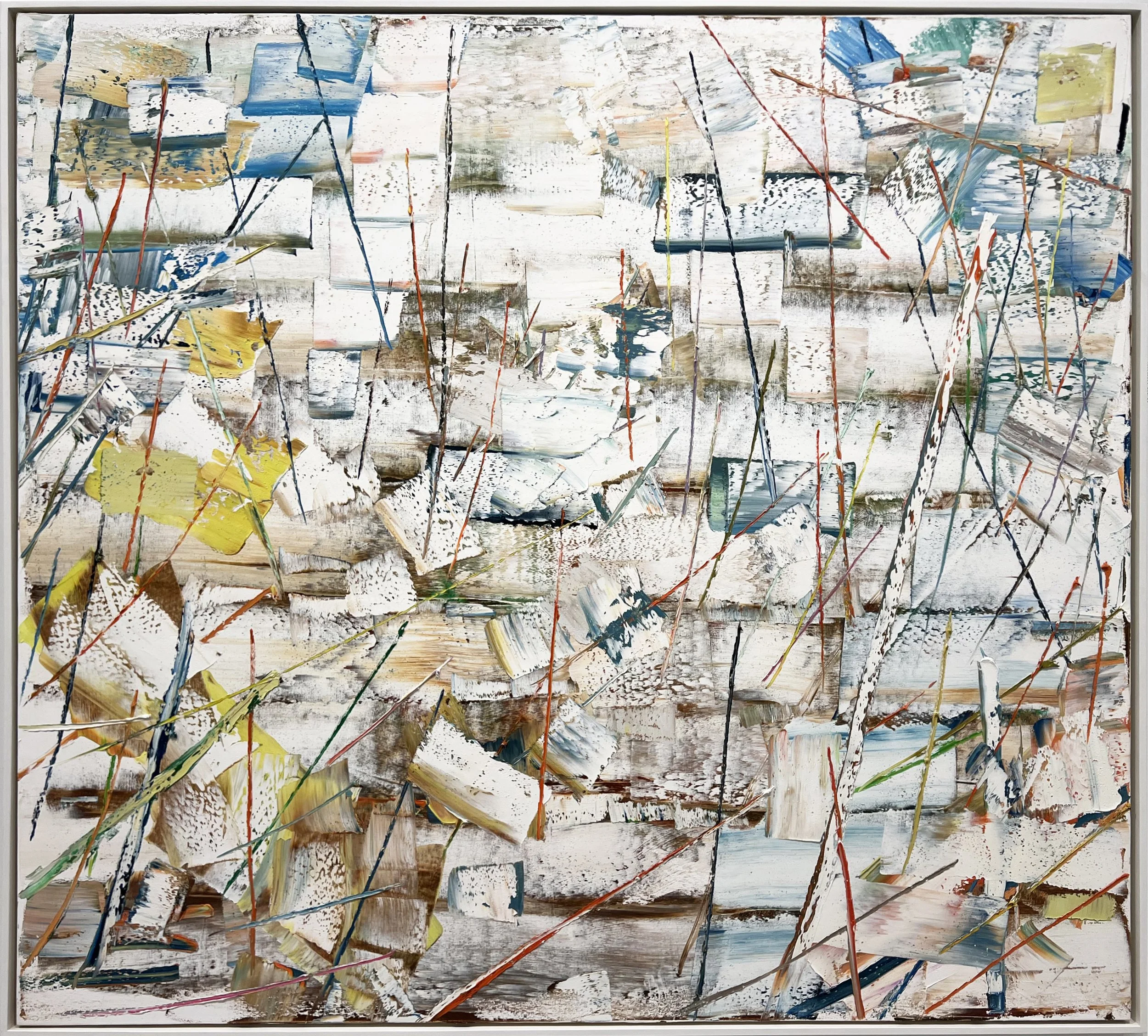 Michael Adamson. Tall Ships, 2011 an oil painting measuring 72" x 80"