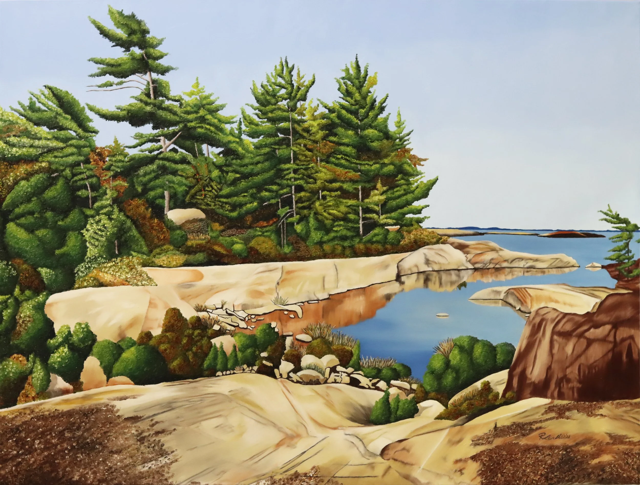 Ron Wilkie.
Northwind, 2025
oil on canvas
40" x 30
 $3,600