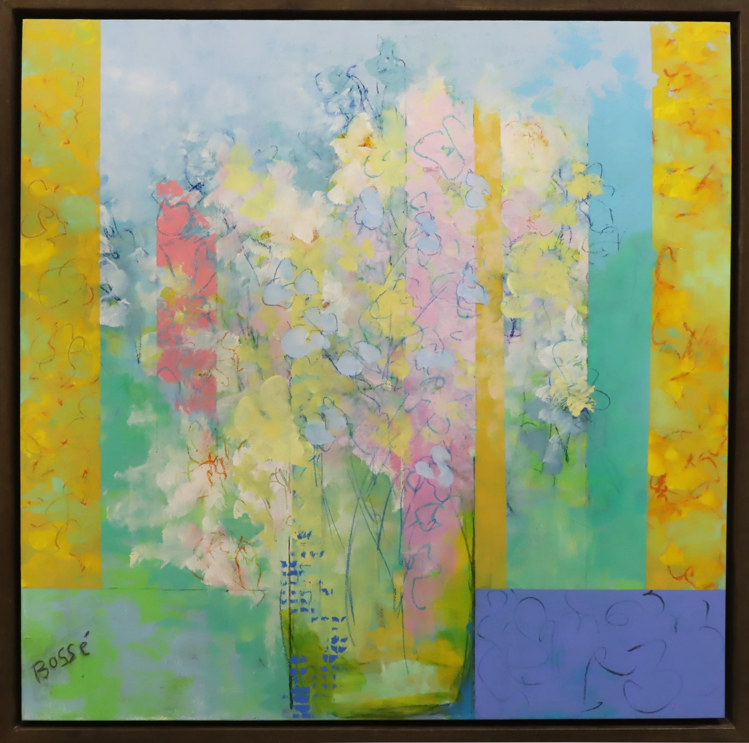 Jacques Bosse.
Untitled, n.d.
acrylic on canvas
36" x 36"