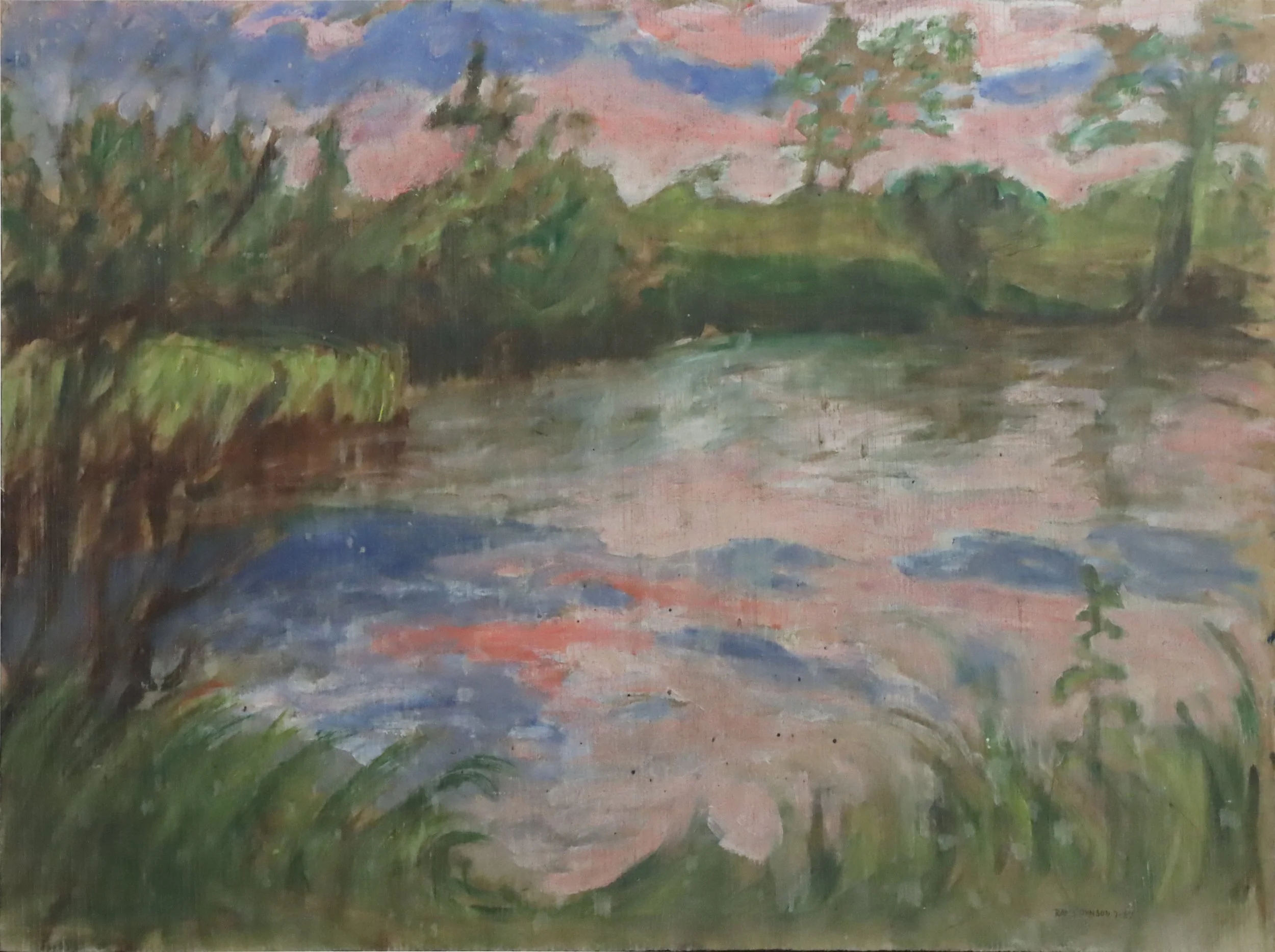 Rae Johnson
Summer 89, 1989
oil on board
18" x 23.5"