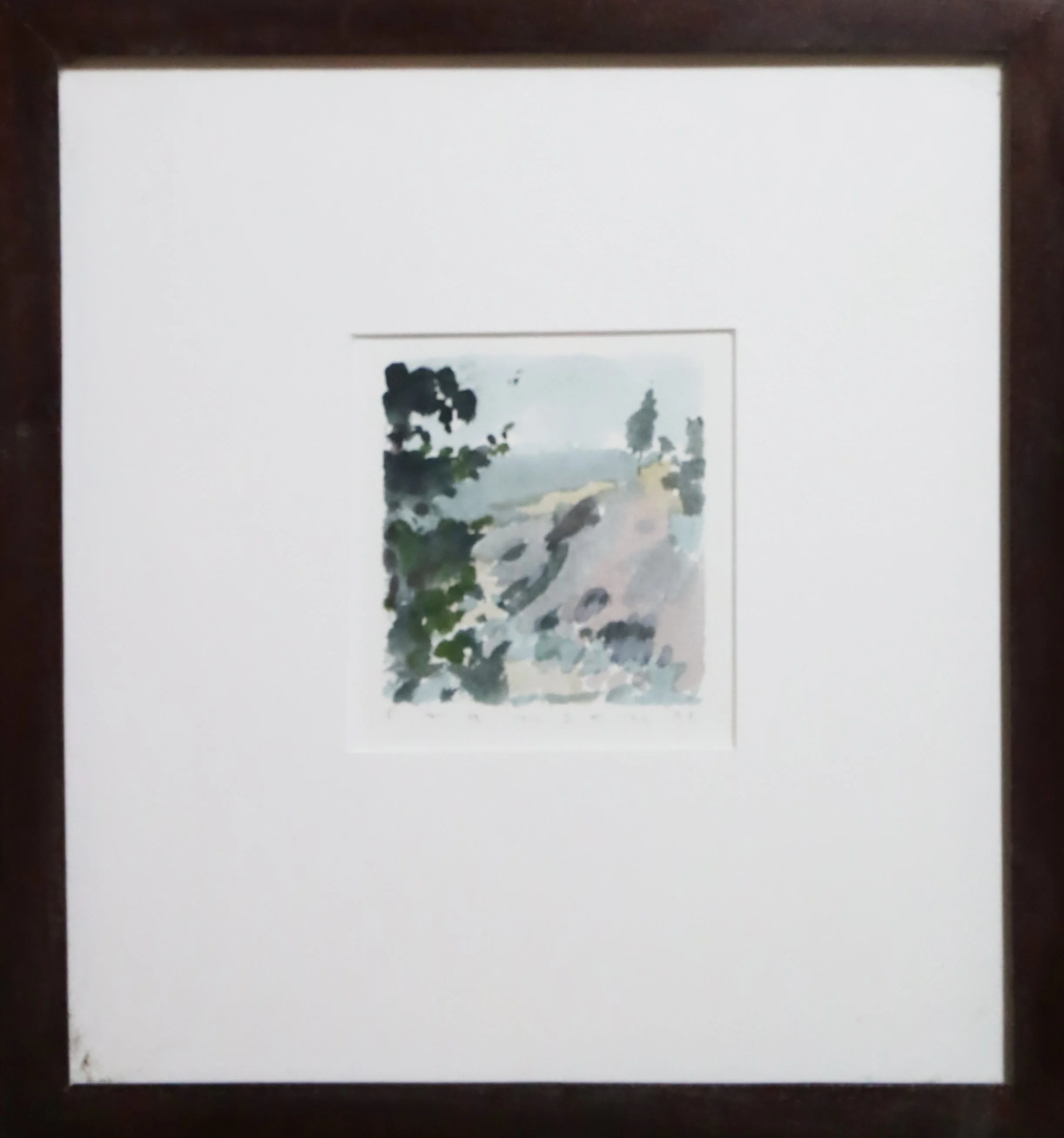 Fred Franzen.
Untitled, n.d.
watercolour
3" x 3.5"