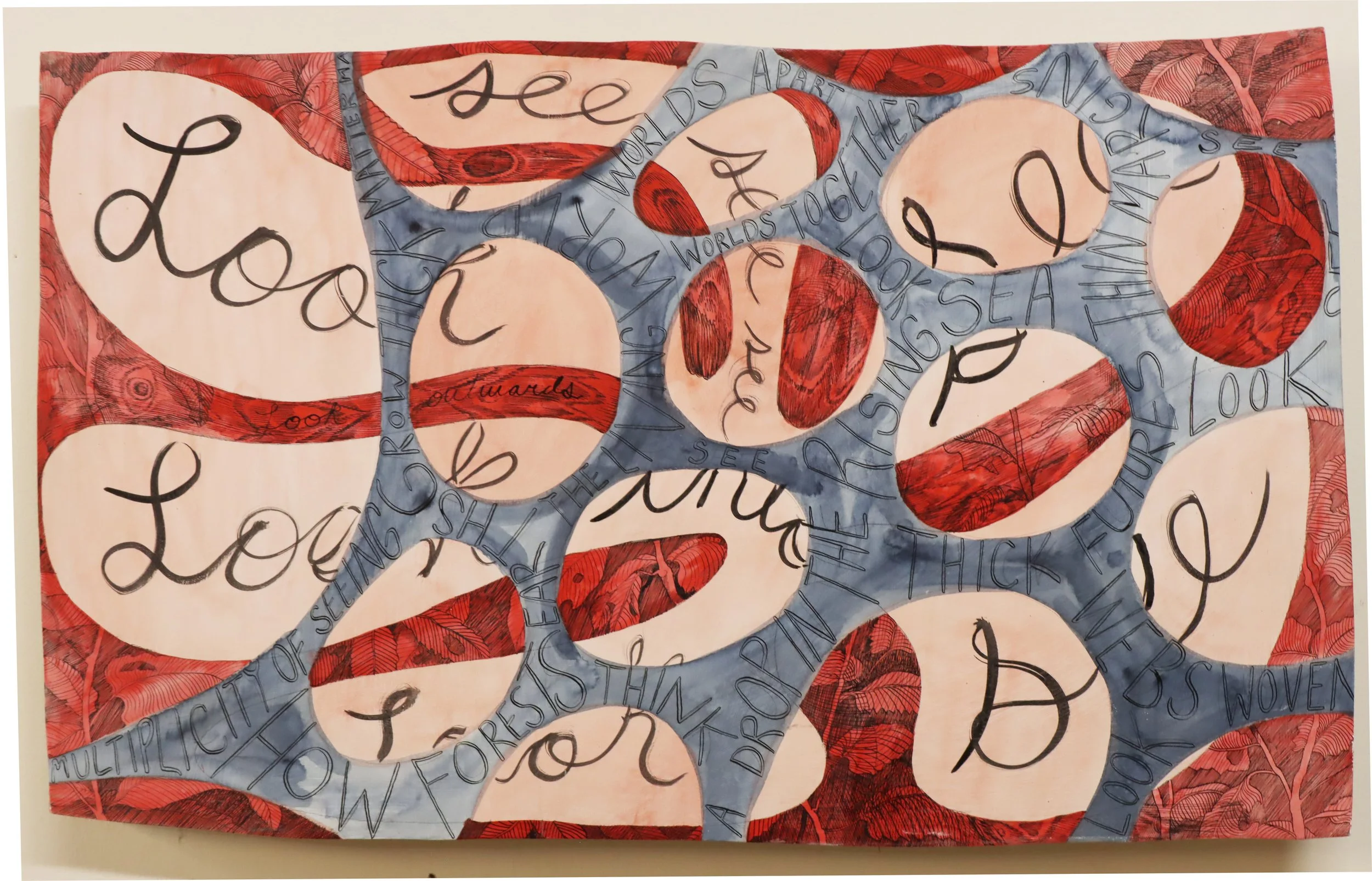 Sarah Davidson.
Look See, 2020
work on board